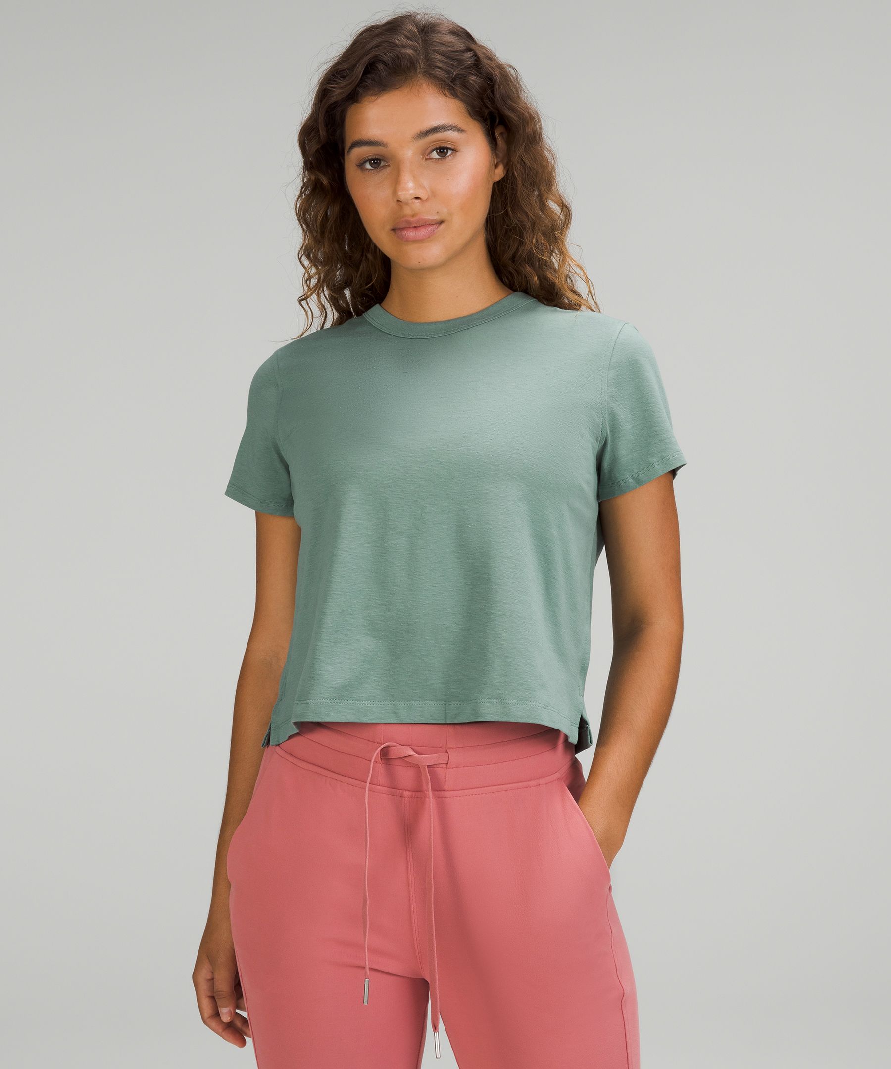 LULULEMON CLASSIC-FIT COTTON-BLEND T-SHIRT