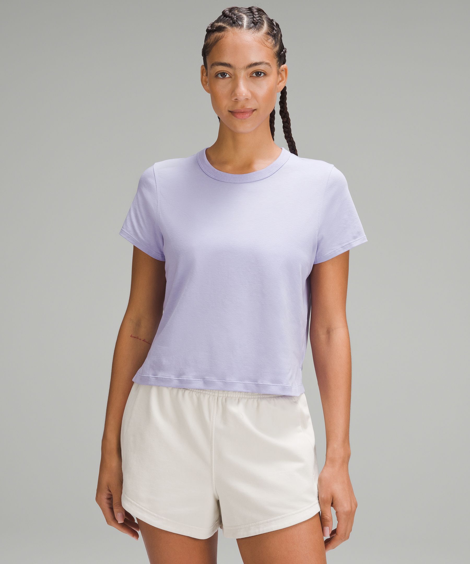 Lululemon Classic-fit Cotton-blend T-shirt