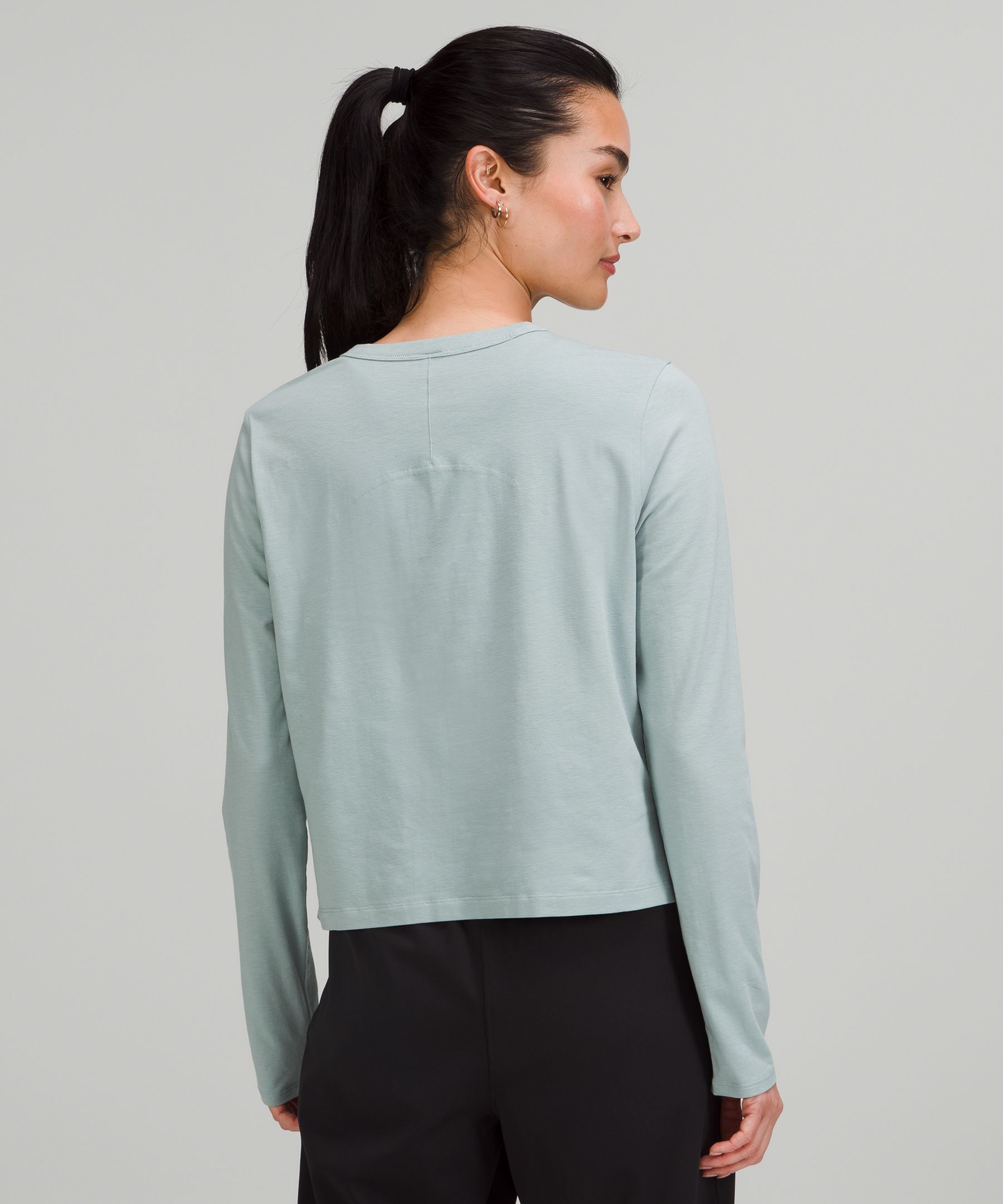 Lululemon Classic-Fit Cotton-Blend Long Sleeve Shirt. 3