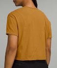 Ribbed Modal-Cotton T-Shirt