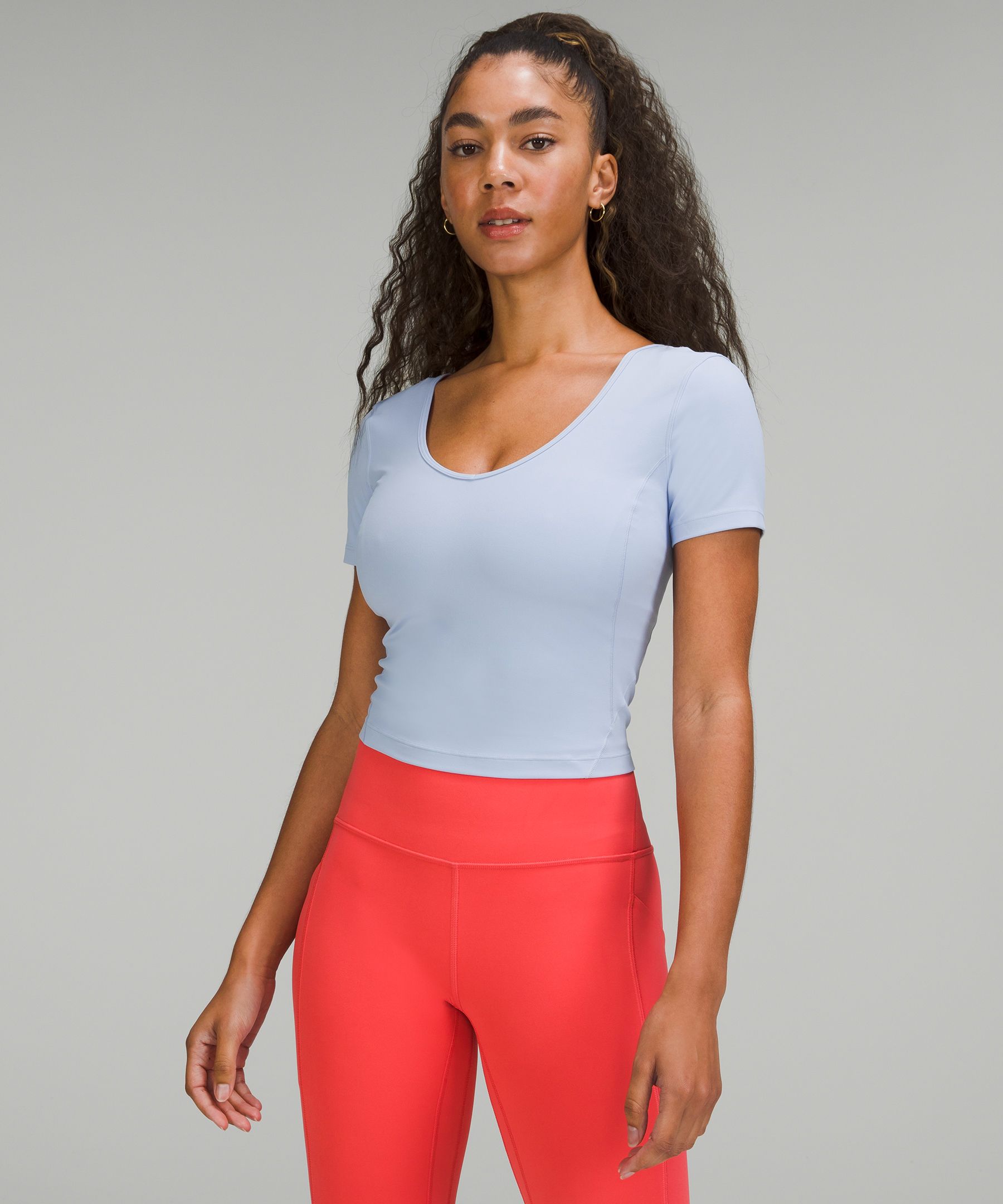 Nulu™ Cropped Slim Yoga Short Sleeve Shirt vs Align™ T-shirt: Has anybody  tried both that can comment on difference in fit and performance? : r/ lululemon