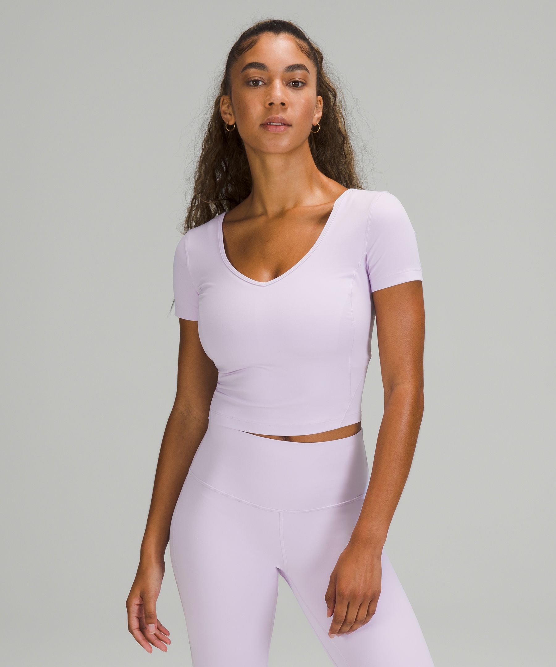 Lululemon Align Super-High-Rise Crop 21 - Vivid Plum - lulu fanatics