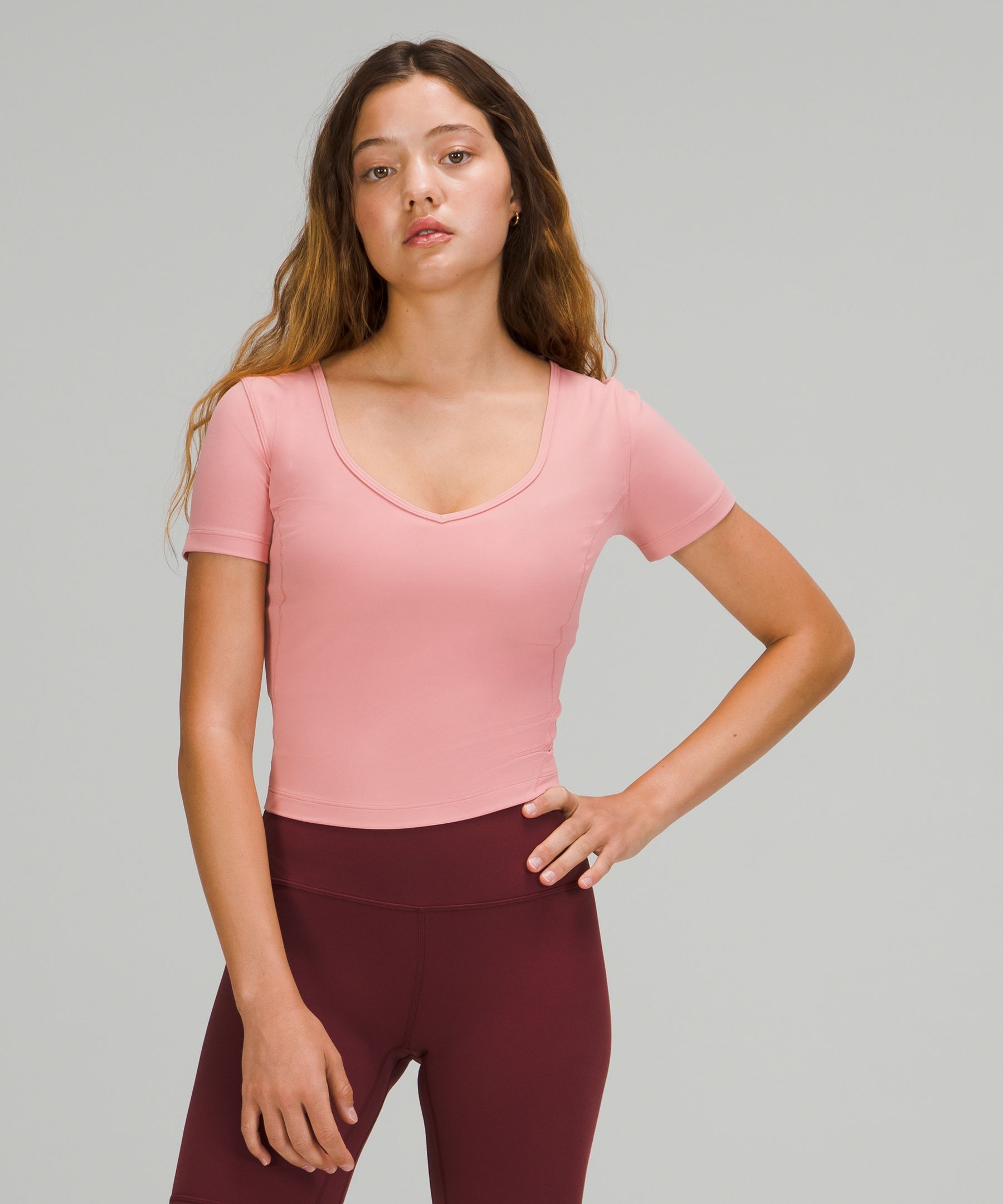 Lululemon Align™ T-shirt In Pink Lychee