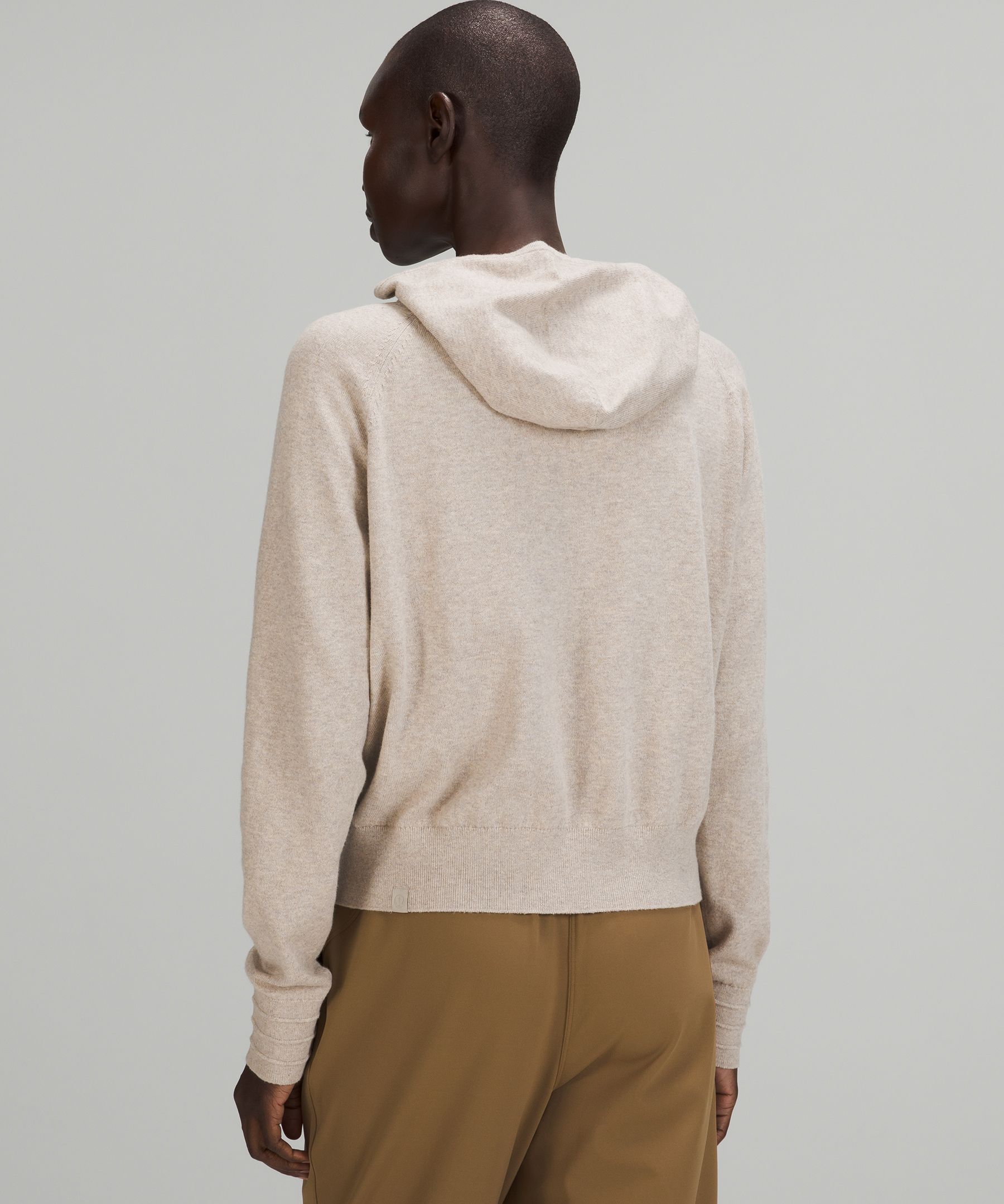 Cotton cashmere hoodie sale