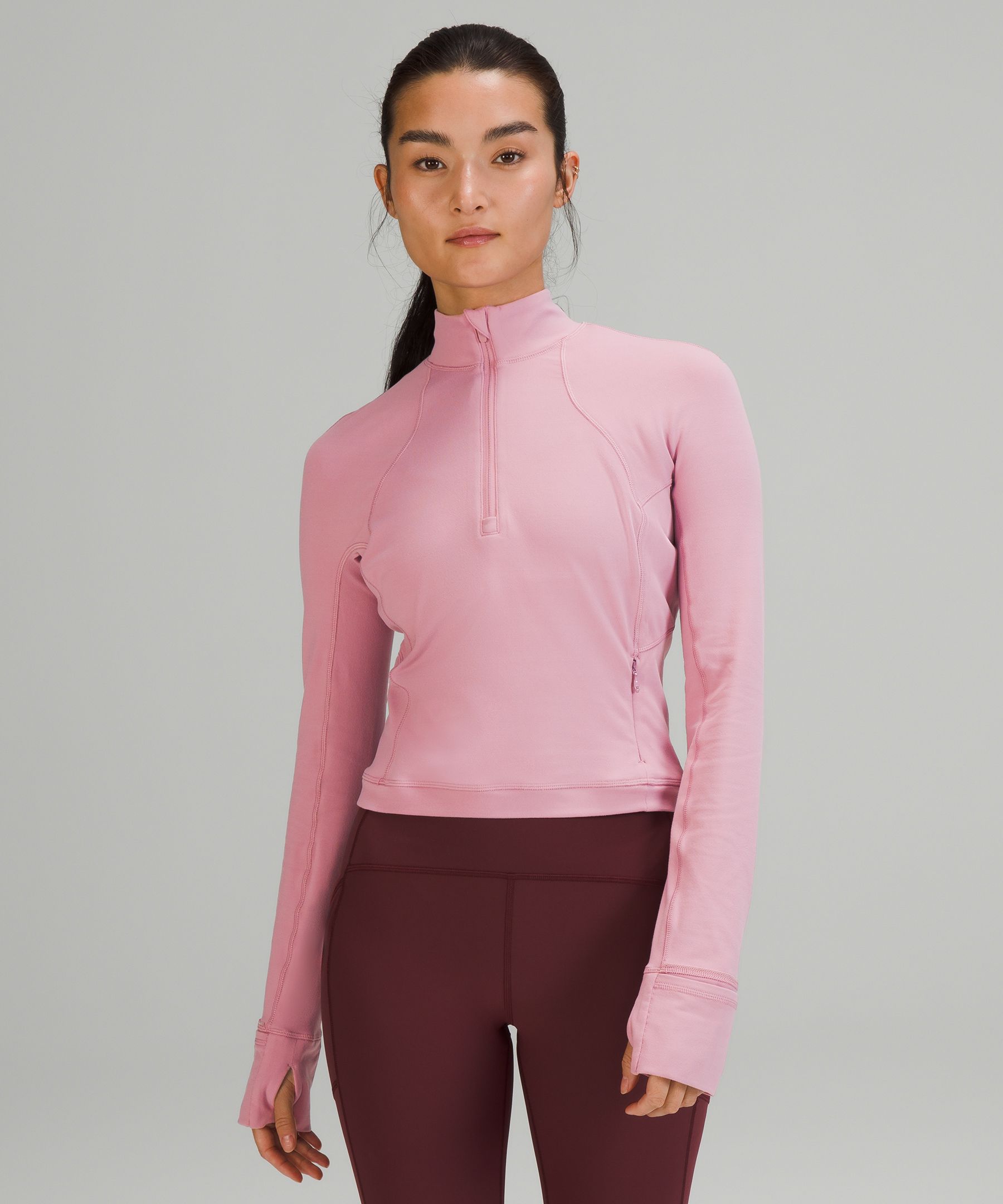 lululemon athletica, Tops, Lululemon Its Rulu Run Cropped Half Zip