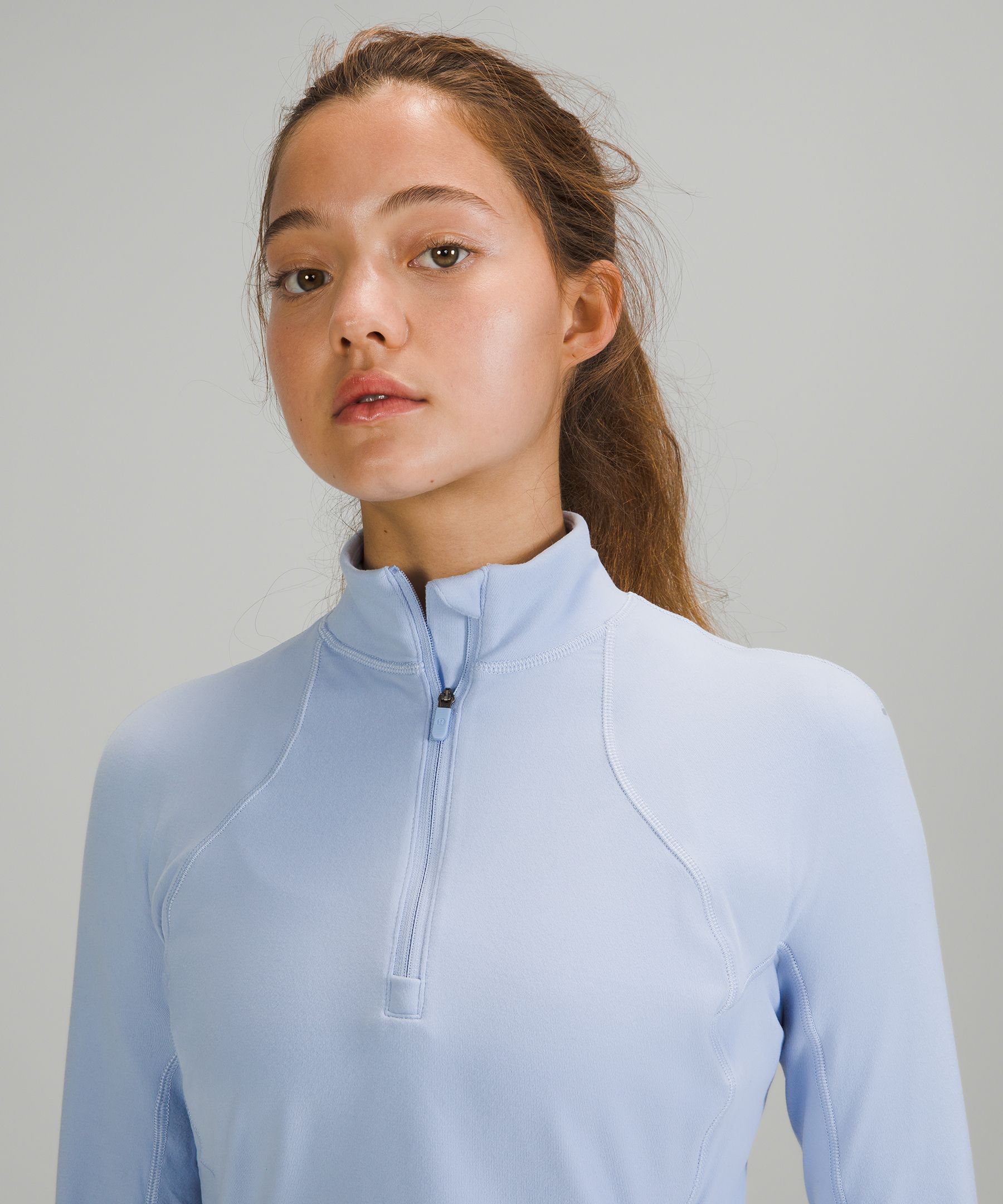 Rulu Run cropped half zip