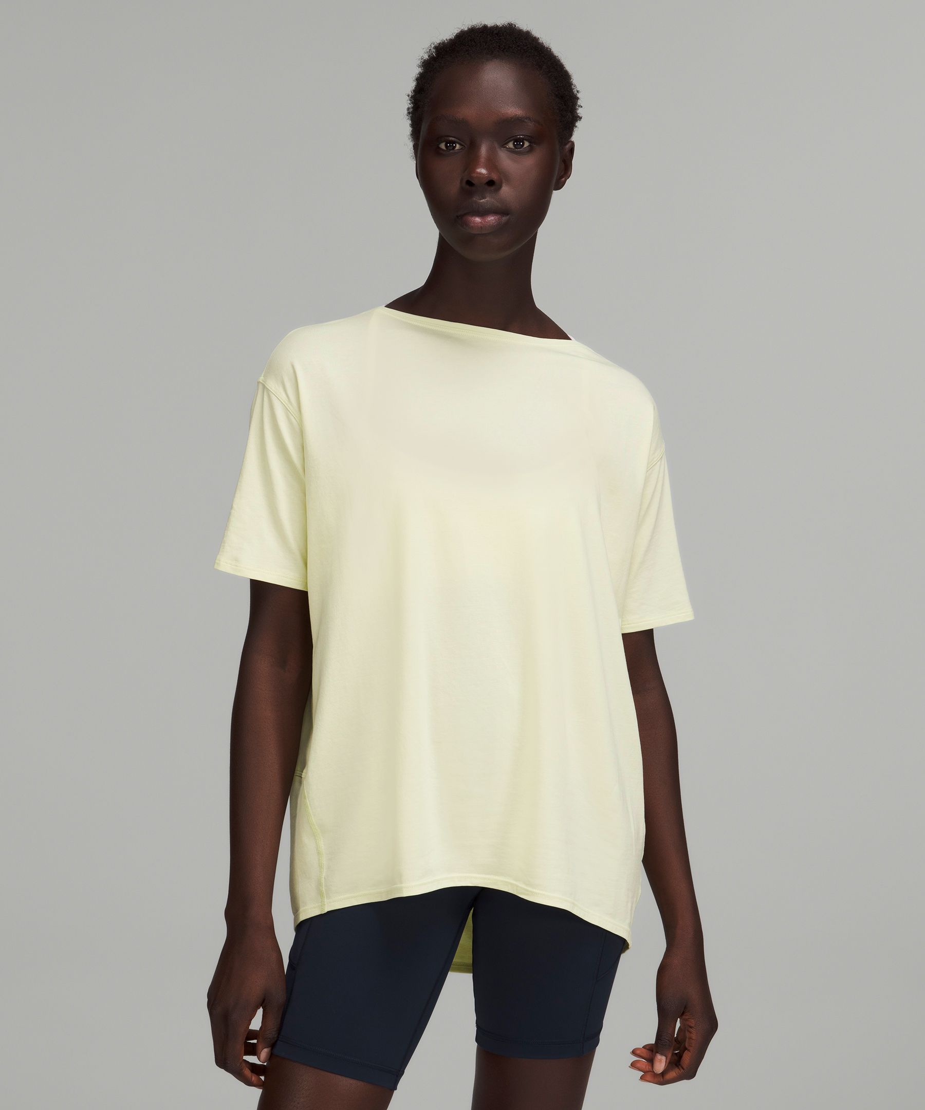 Lululemon Back In Action Short Sleeve Shirt In Dewy