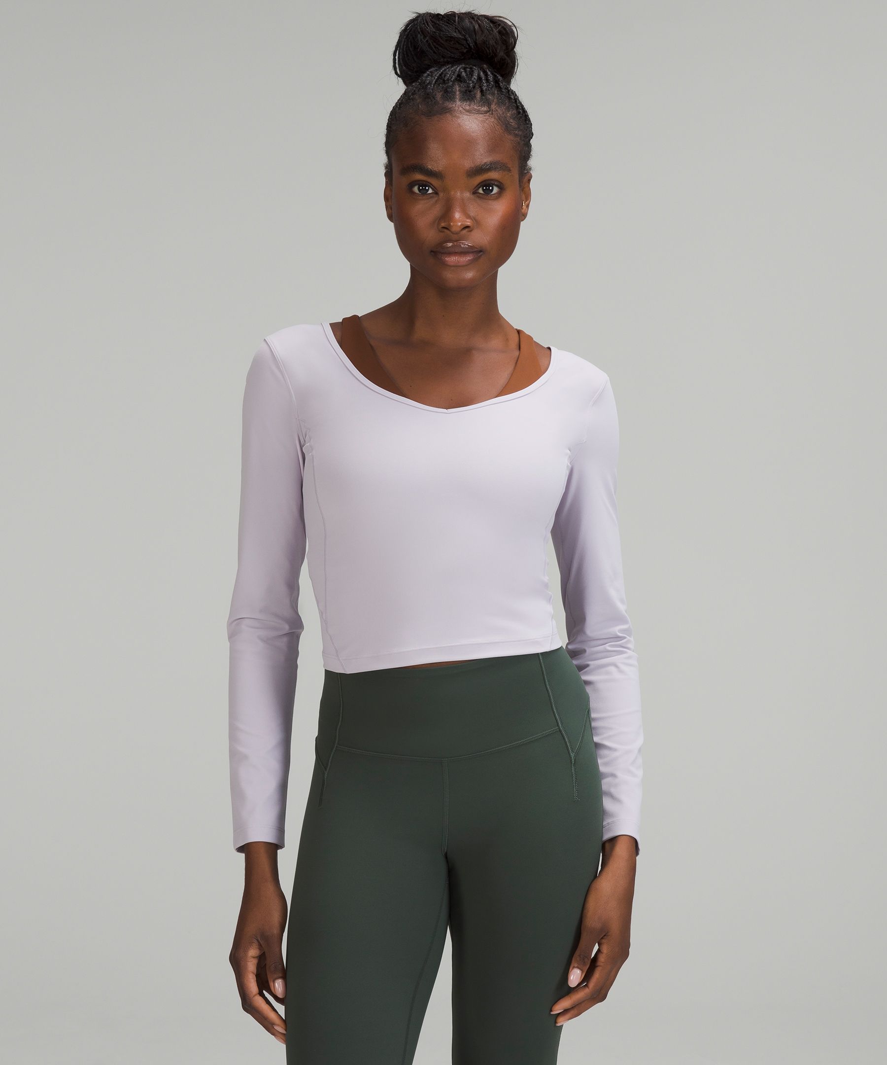 Lululemon Align™ long-sleeved Cropped Top - Farfetch