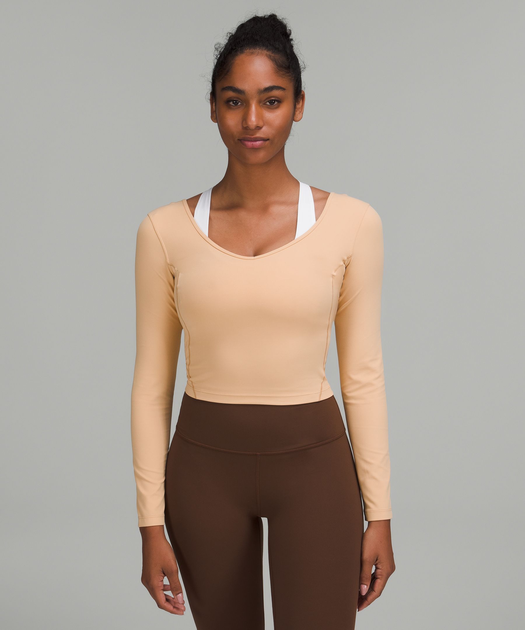 Lululemon Align™ long-sleeved Cropped Top - Farfetch