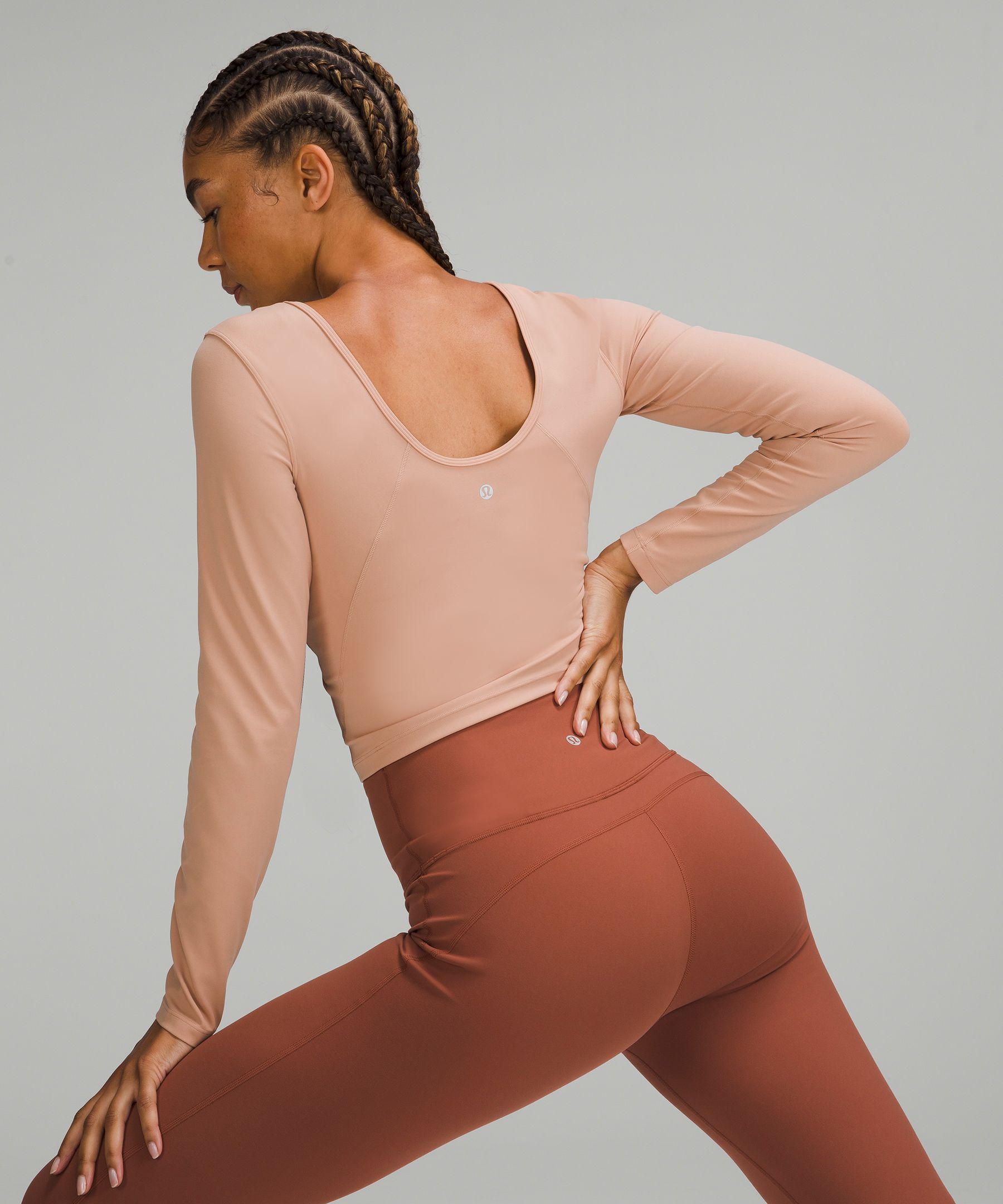 Lululemon Align™ Long Sleeve Shirt In Pink Clay | ModeSens