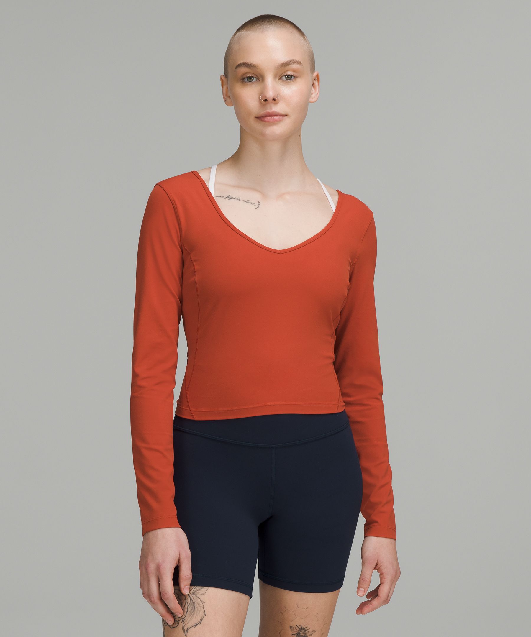 Lululemon Align™ Long Sleeve Shirt In Red Rock