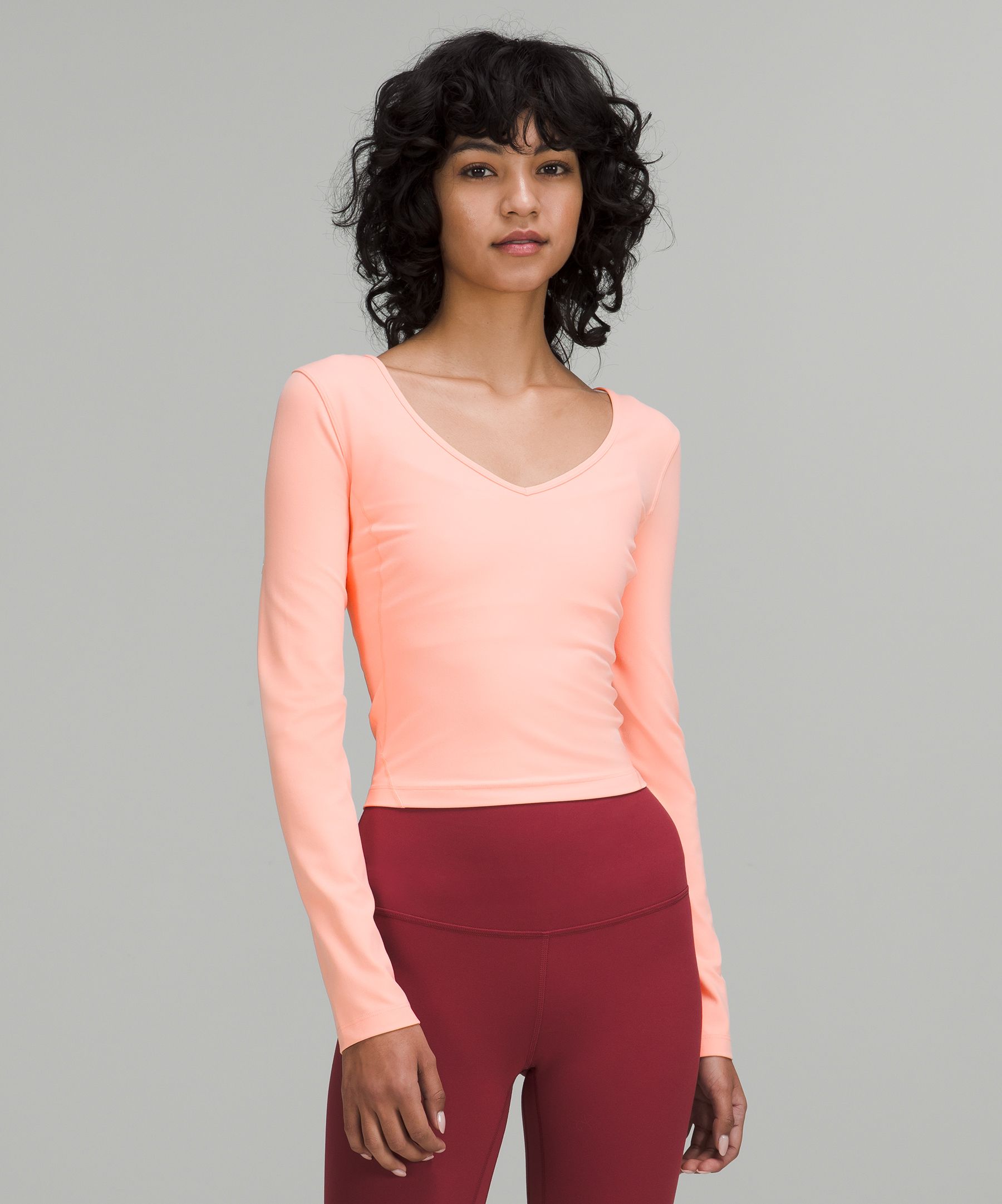Lululemon Align™ Long Sleeve Shirt In Dew Pink