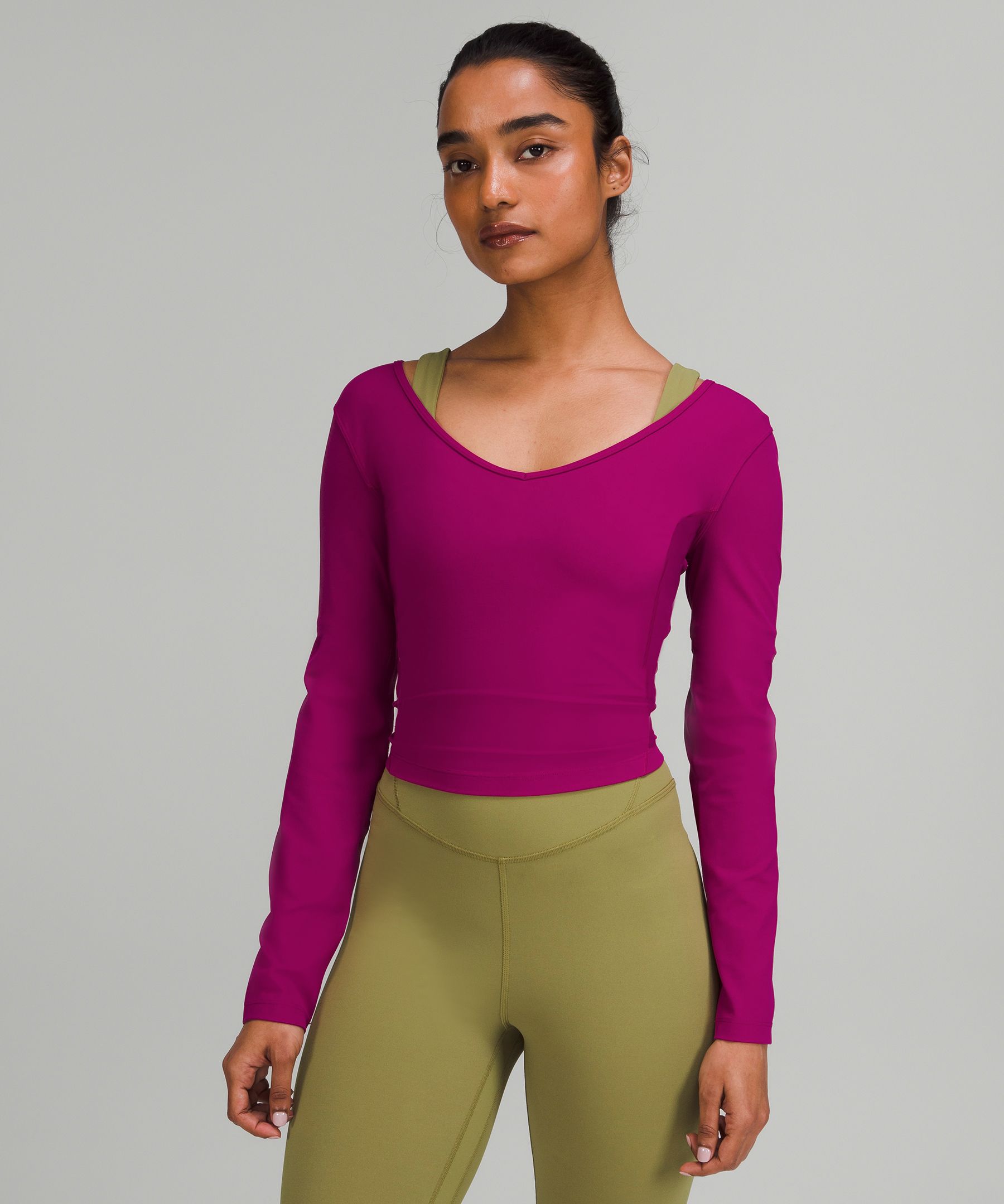 Lululemon Align™ Long Sleeve Shirt In Dew Pink