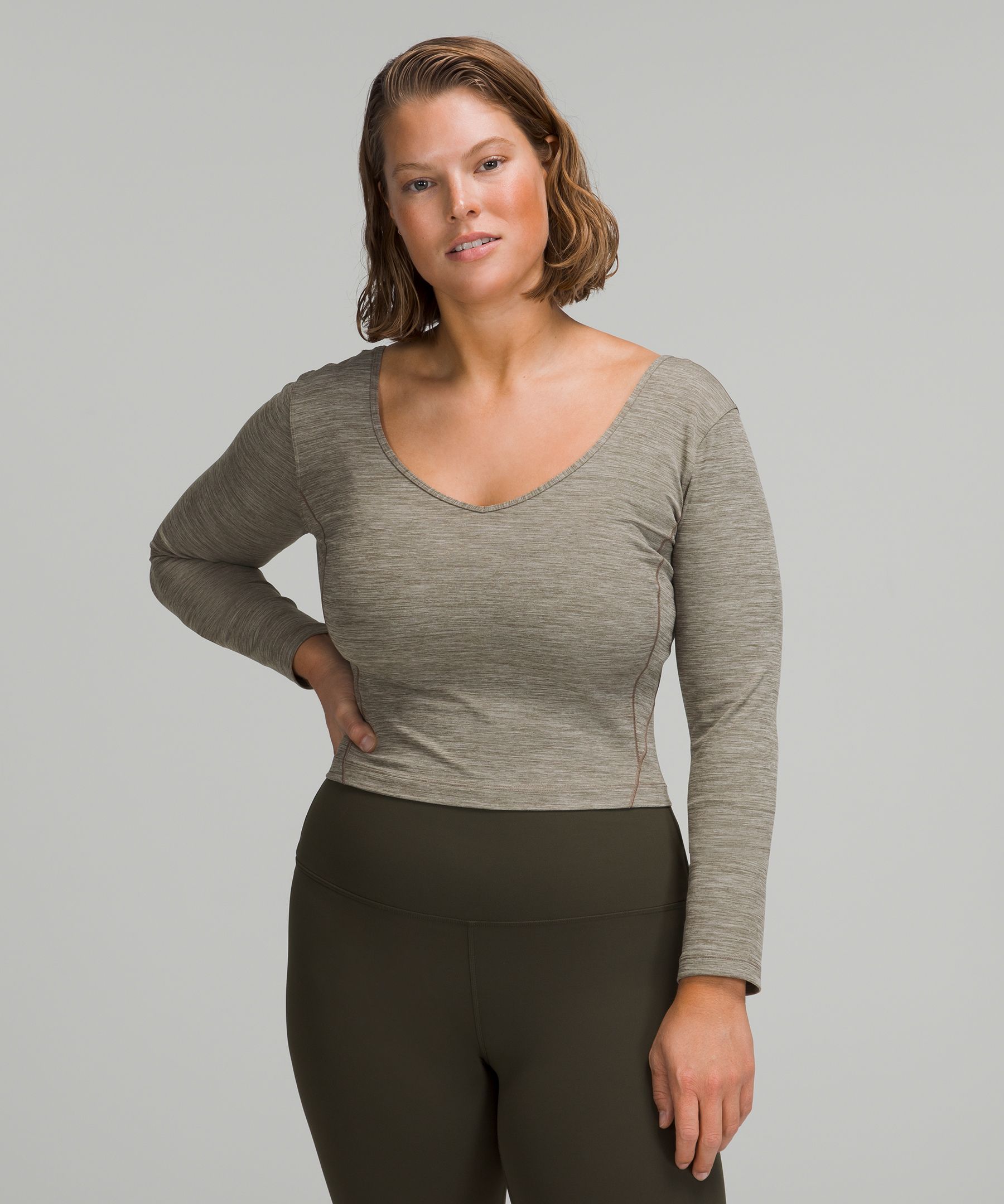 lululemon Align Long Sleeve ヨガウェア Lululemon Align Long Sleeve Shirt - Black - lulu fanatics
