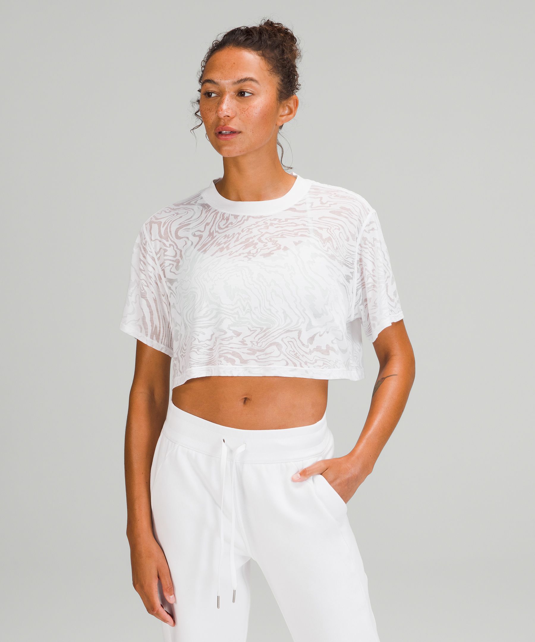 White Crop Top - Cropped T-Shirt - Short Sleeve Tee - Crop Tee - Lulus