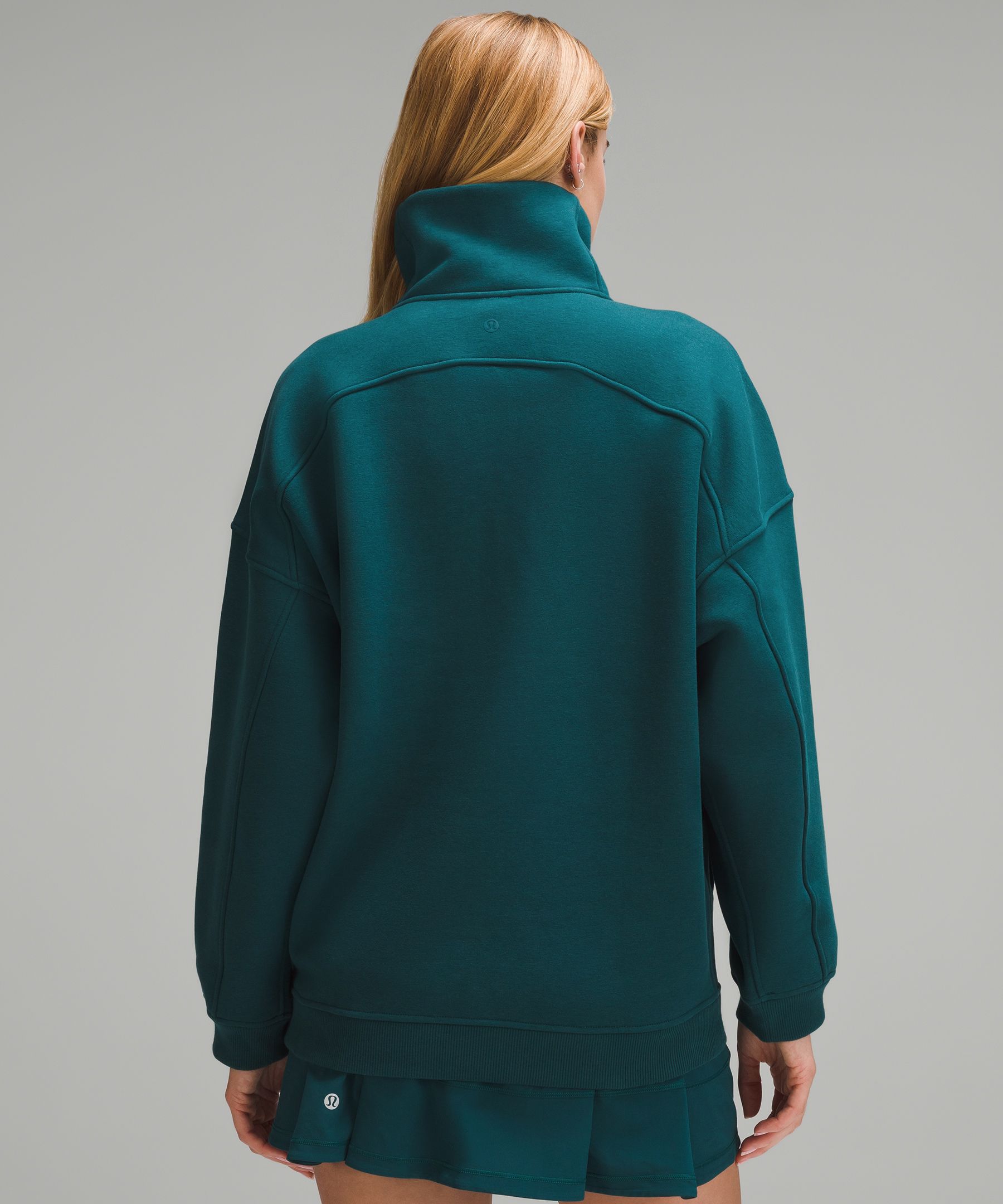 Thick fleece half zip fit pics no one asked for! Details in comments :  r/lululemon