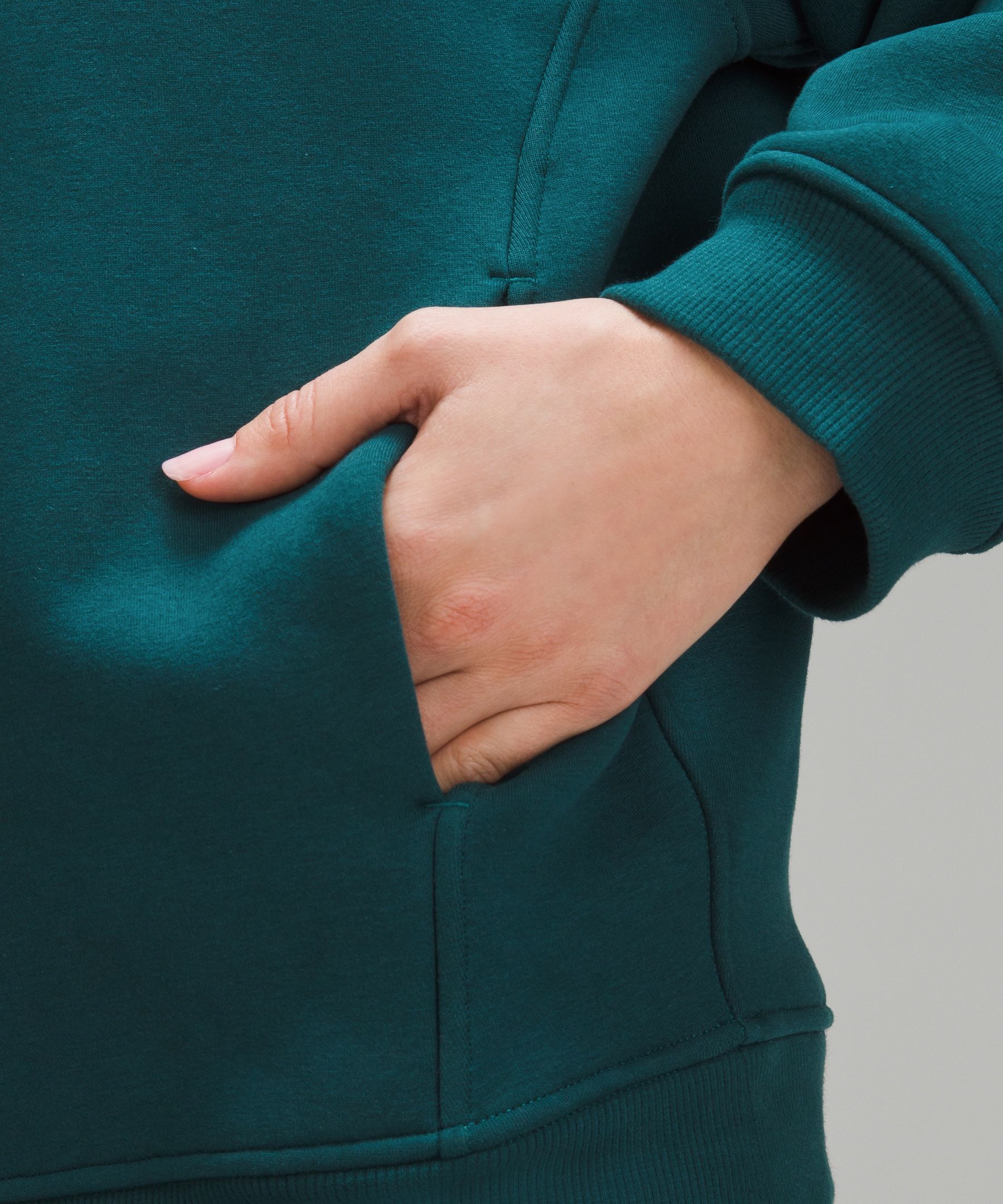 Lululemon Thick Fleece Half-Zip - Everglade Green - lulu fanatics