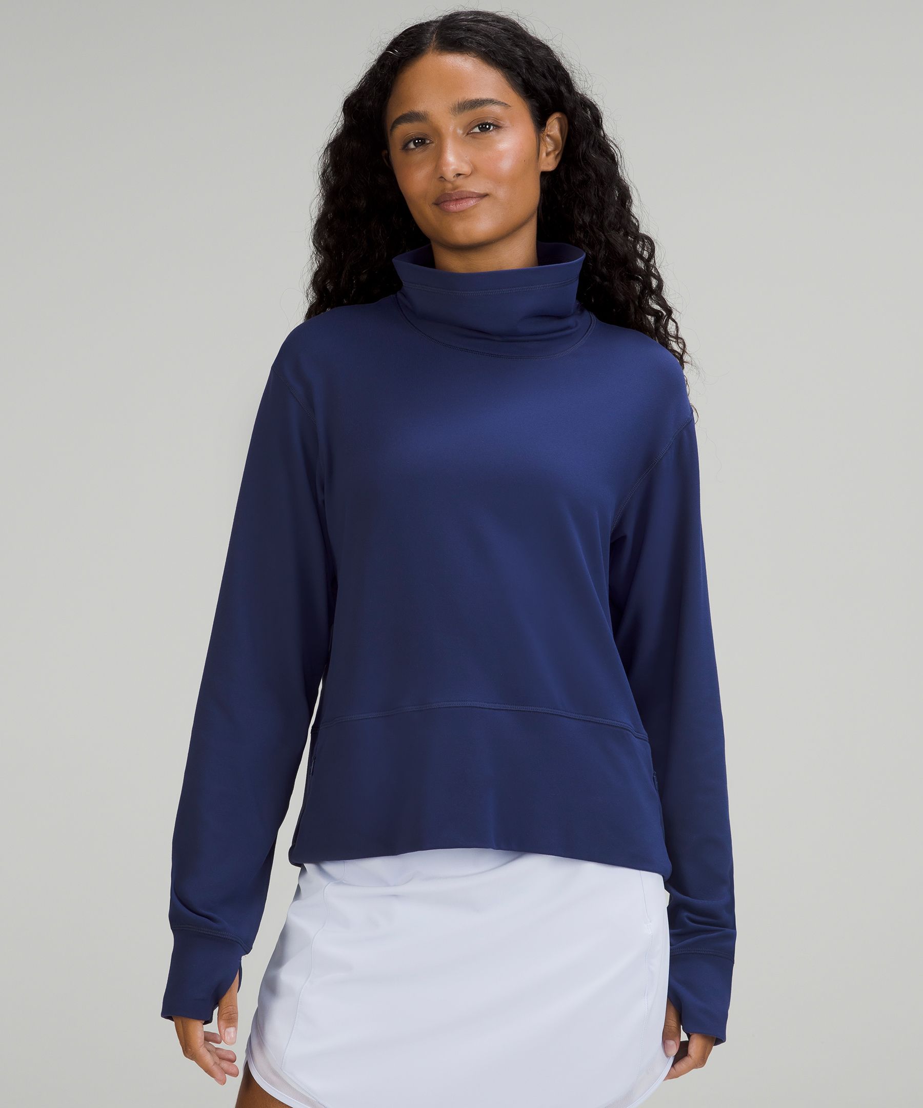 Lululemon Ready to Rulu Half-Zip Pullover - Heathered Raceway Grey