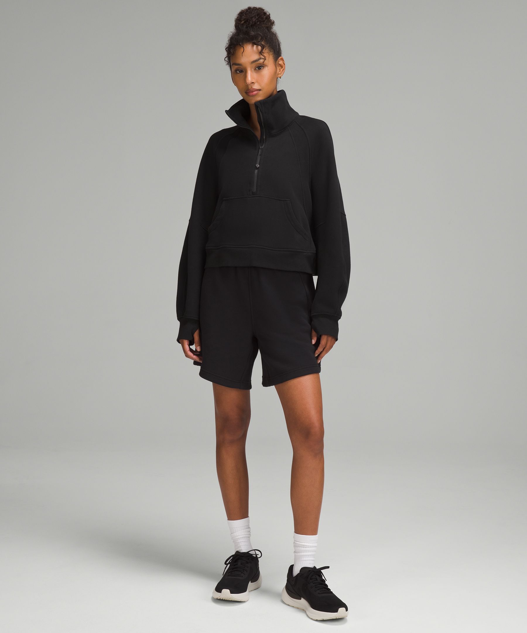 Scuba Oversized Funnel-Neck Half Zip