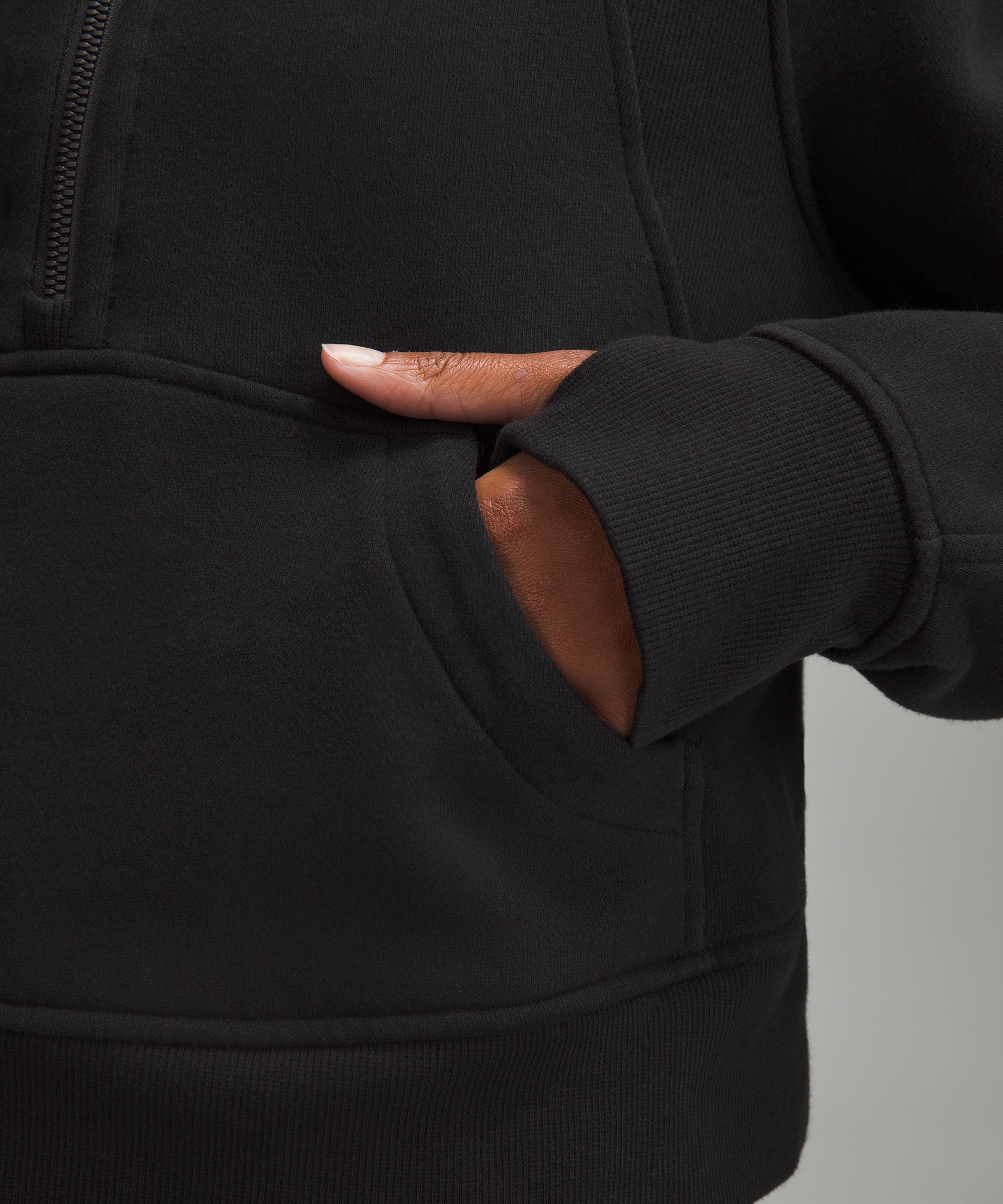 Lululemon Black Scuba Oversized Funnel Neck Half Zip Sweatshirt Size M/L  Size M - $78 (33% Off Retail) - From M