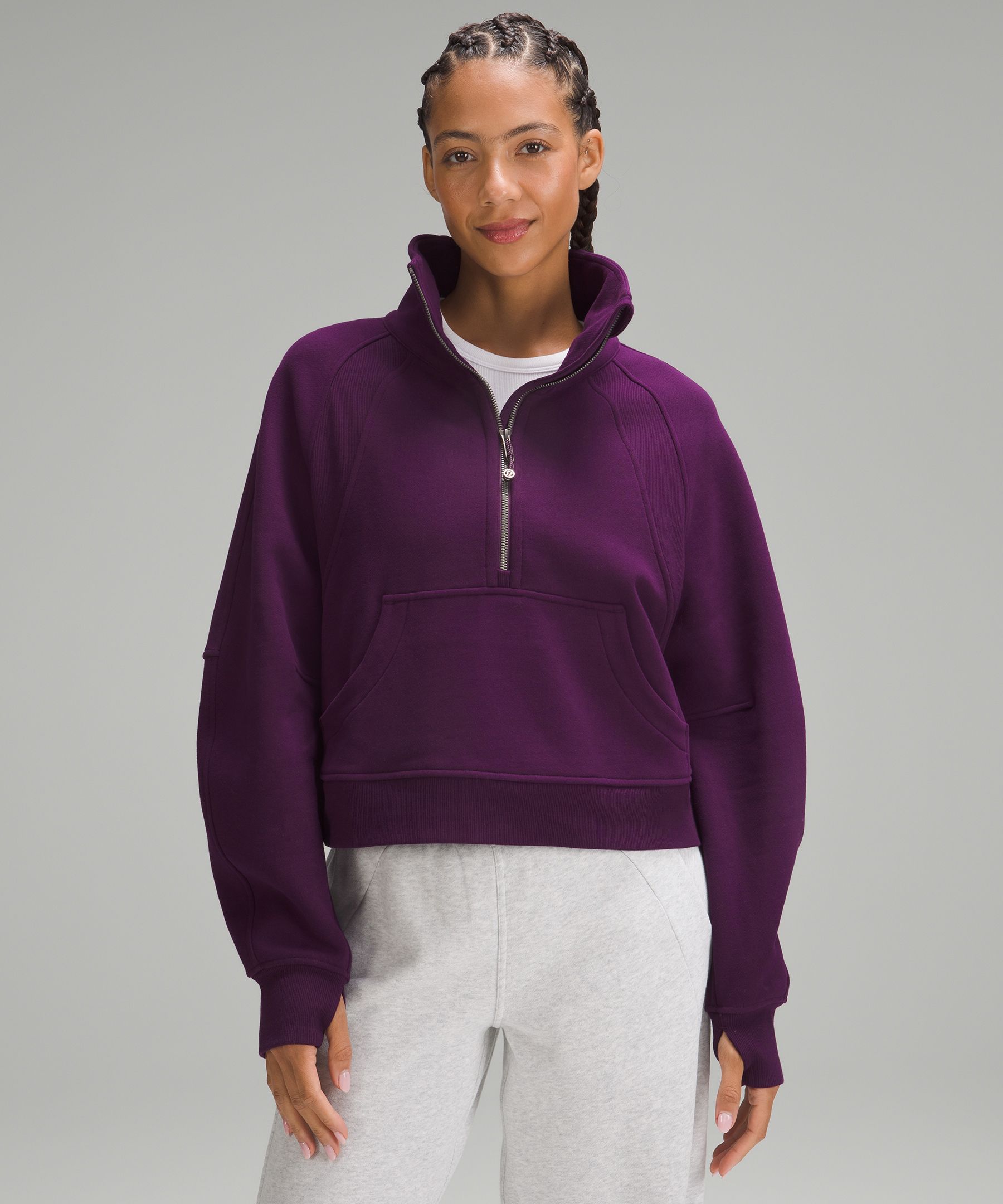 Lululemon Scuba Oversized Funnel-neck Half Zip