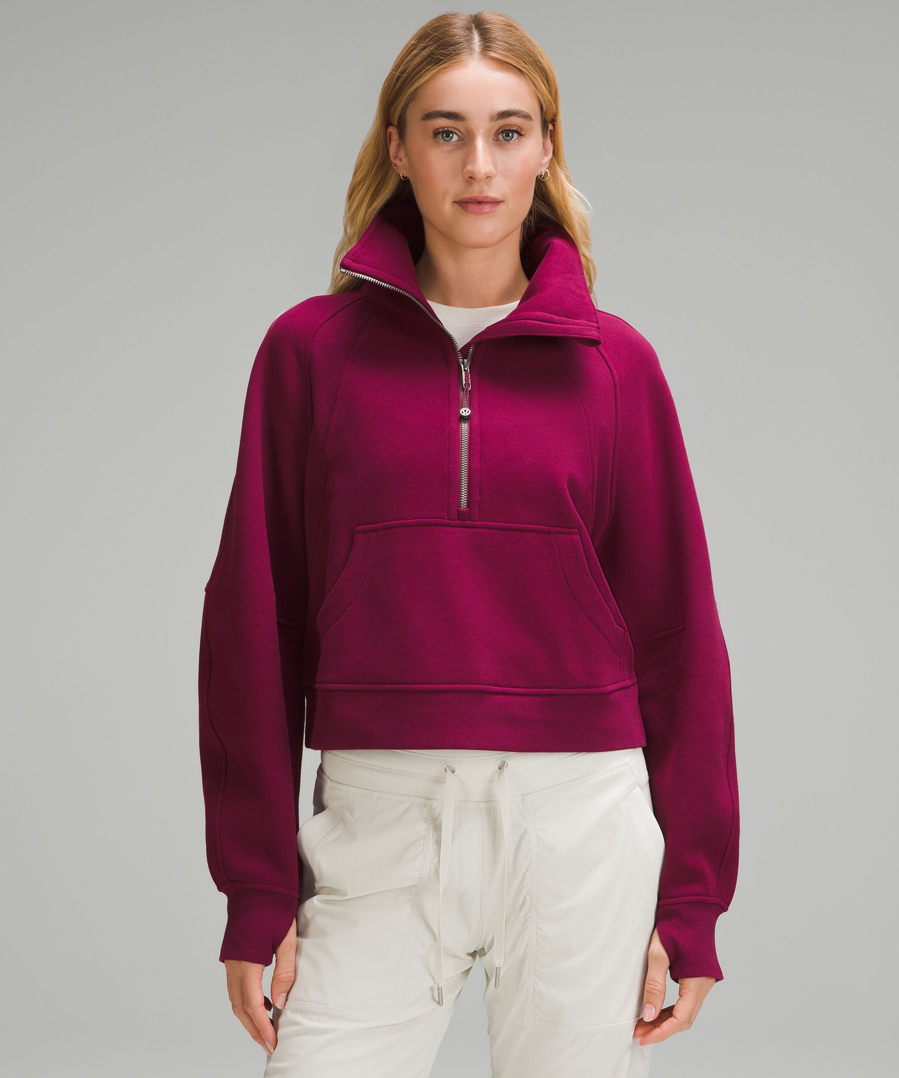 Lululemon Scuba Oversized Funnel Neck Half-Zip - Water Drop - lulu