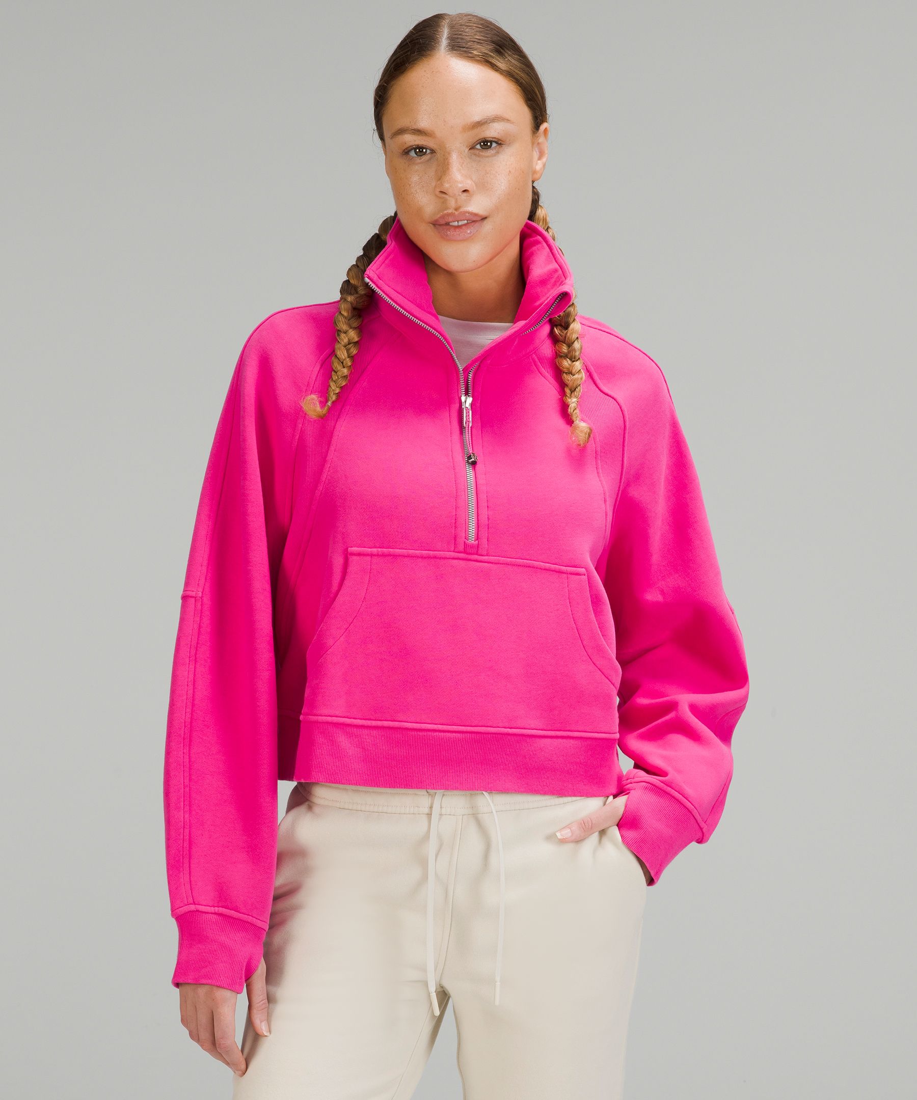 Lululemon Scuba Funnel Neck Half Zip, Women's Fashion, Activewear