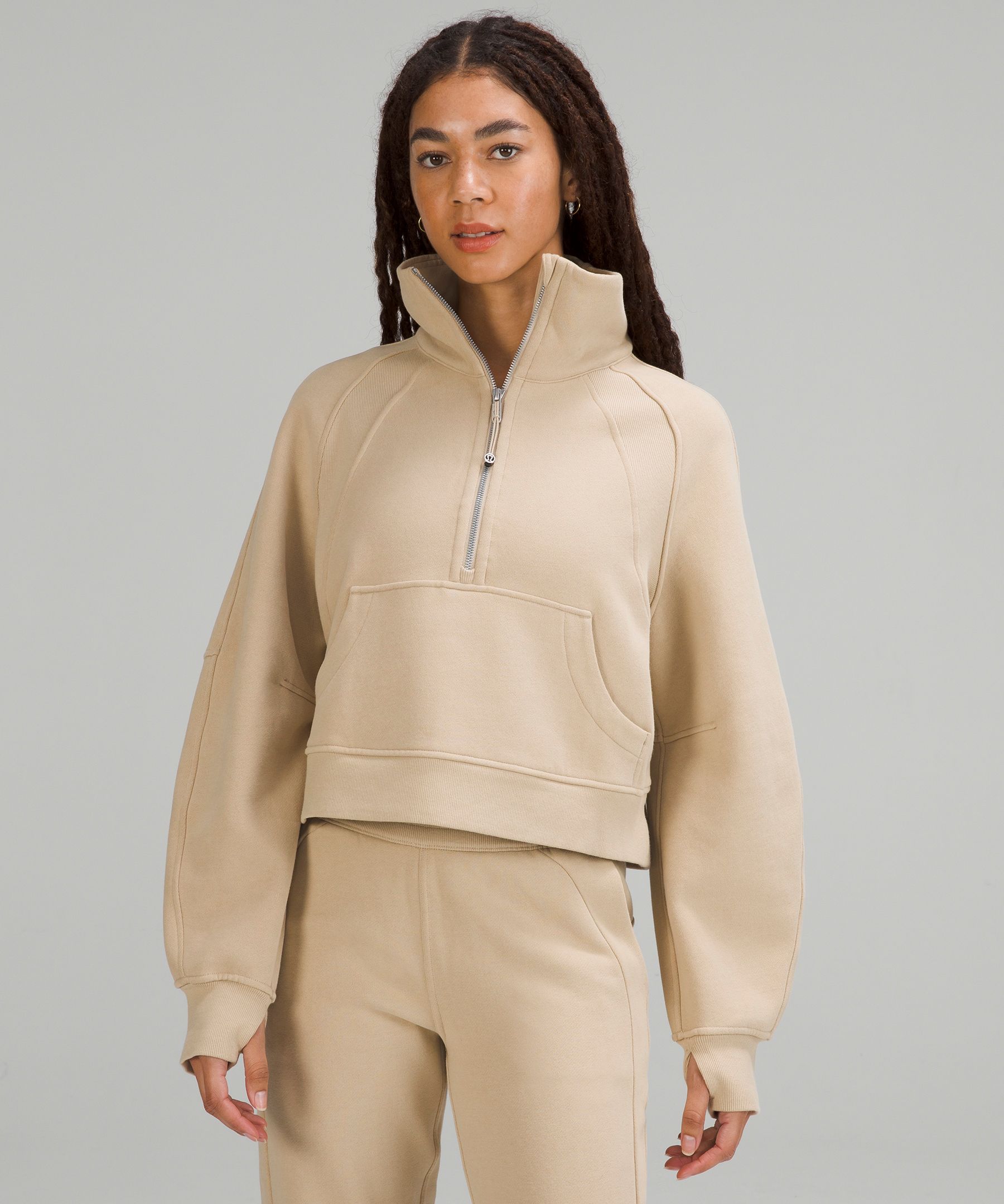 Lululemon Scuba Oversized Funnel Neck Half Zip