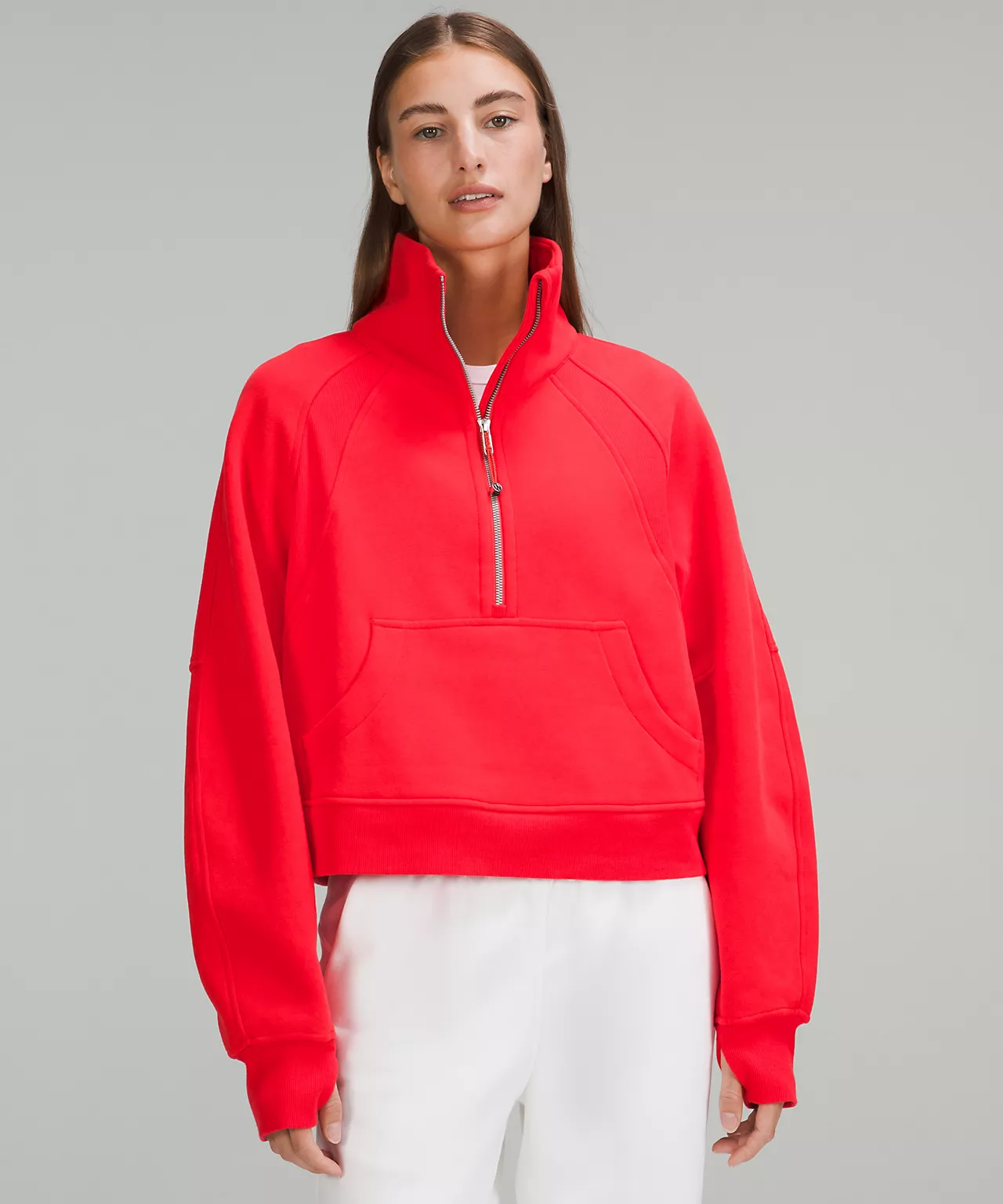 lululemon athletica, Jackets & Coats, Lululemon Reversible Orange Red  Floral Space Dye Zip Up Jacket Small