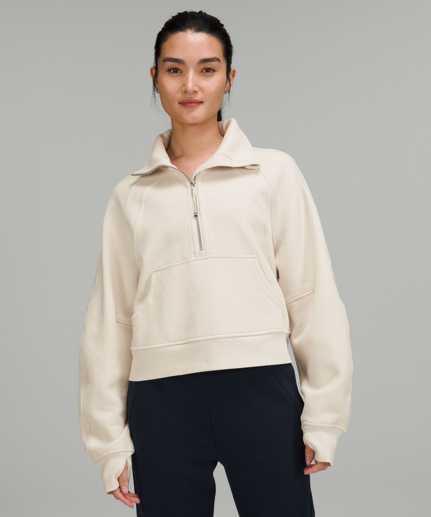 Rover is the perfect neutral - Rover Scuba Half Zip Funnel Neck (XS/S) worn  for a casual happy hour outfit : r/lululemon