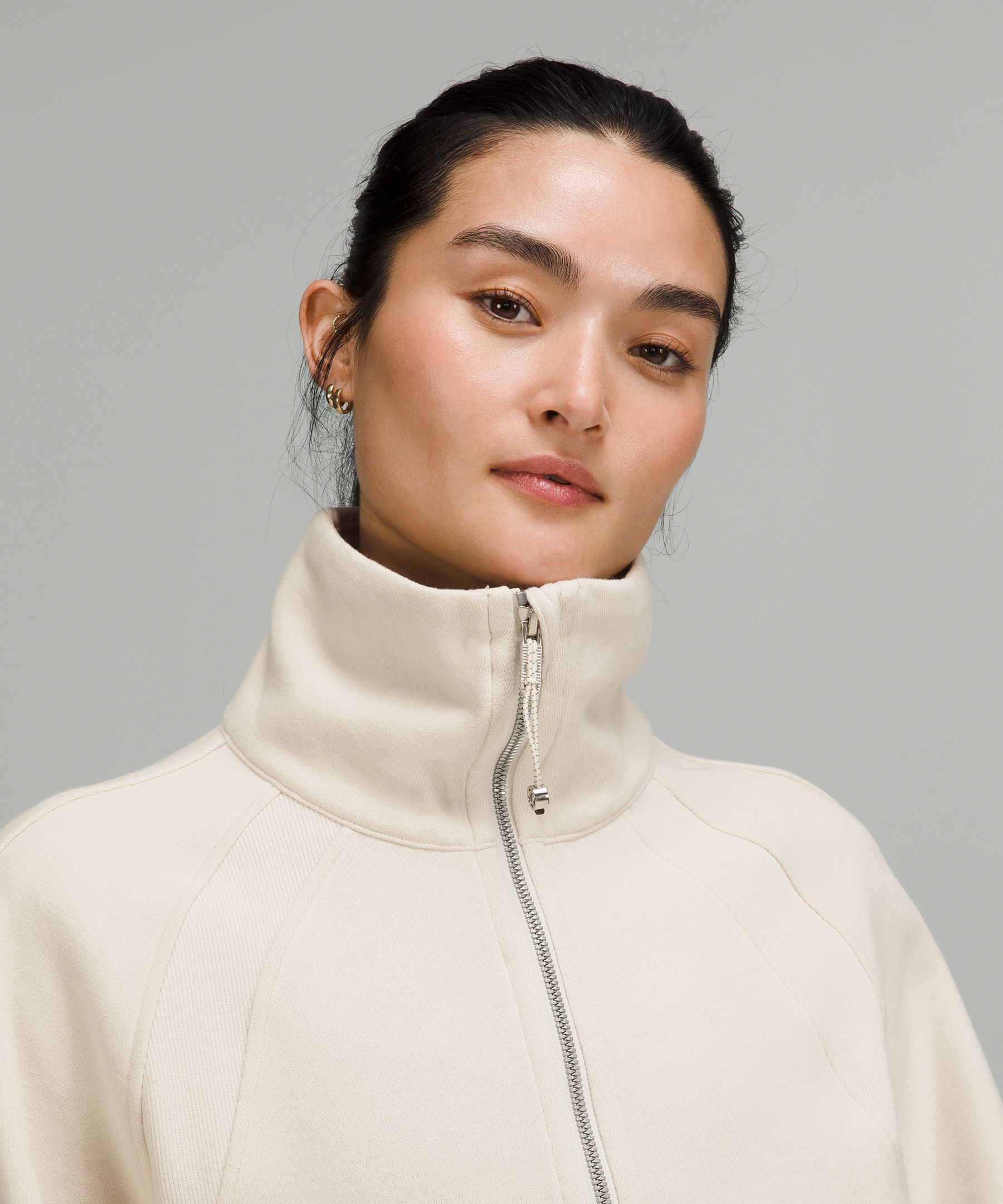 Lululemon Scuba Oversized Funnel-Neck Half Zip - Heathered