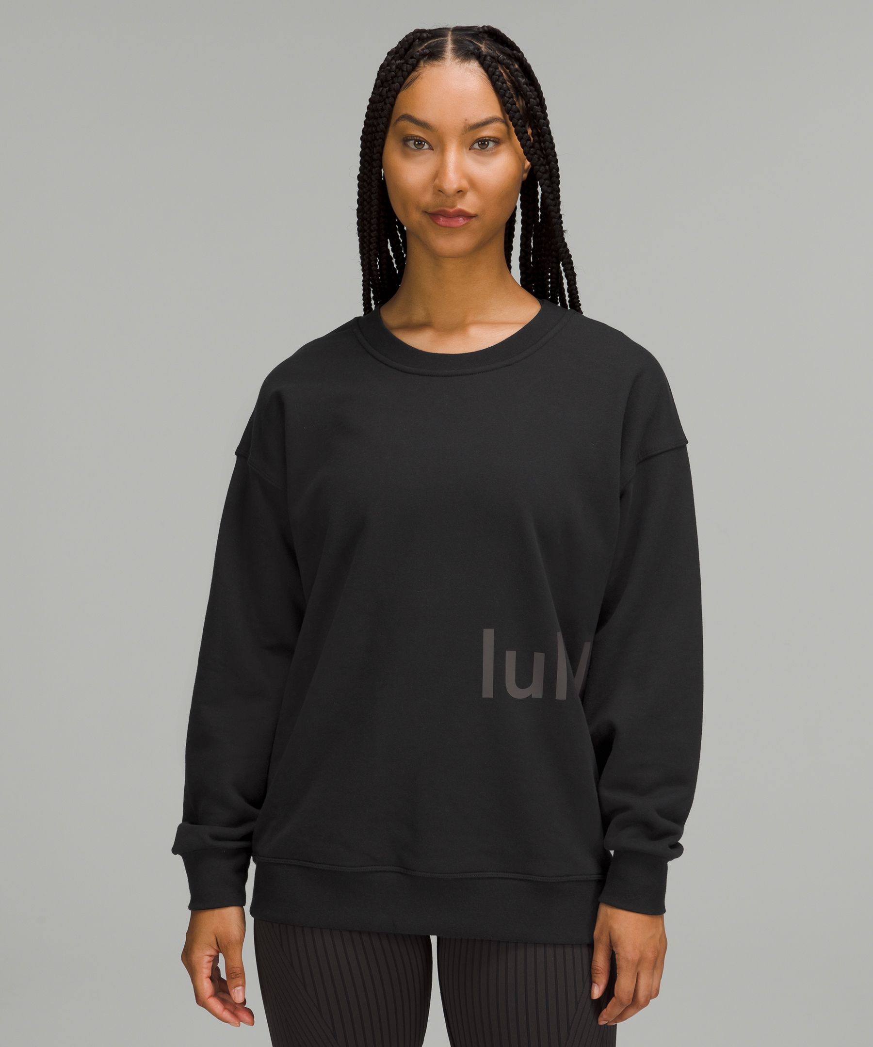 Women's Oversized Infinite Soul Graphic Crew Sweatshirt