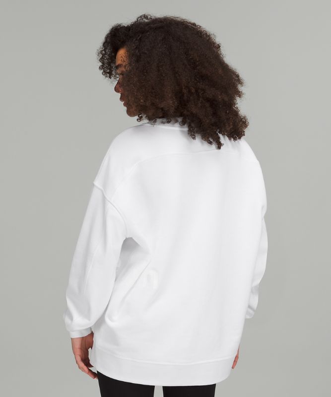 Pull col rond Perfectly Oversized *Graphic