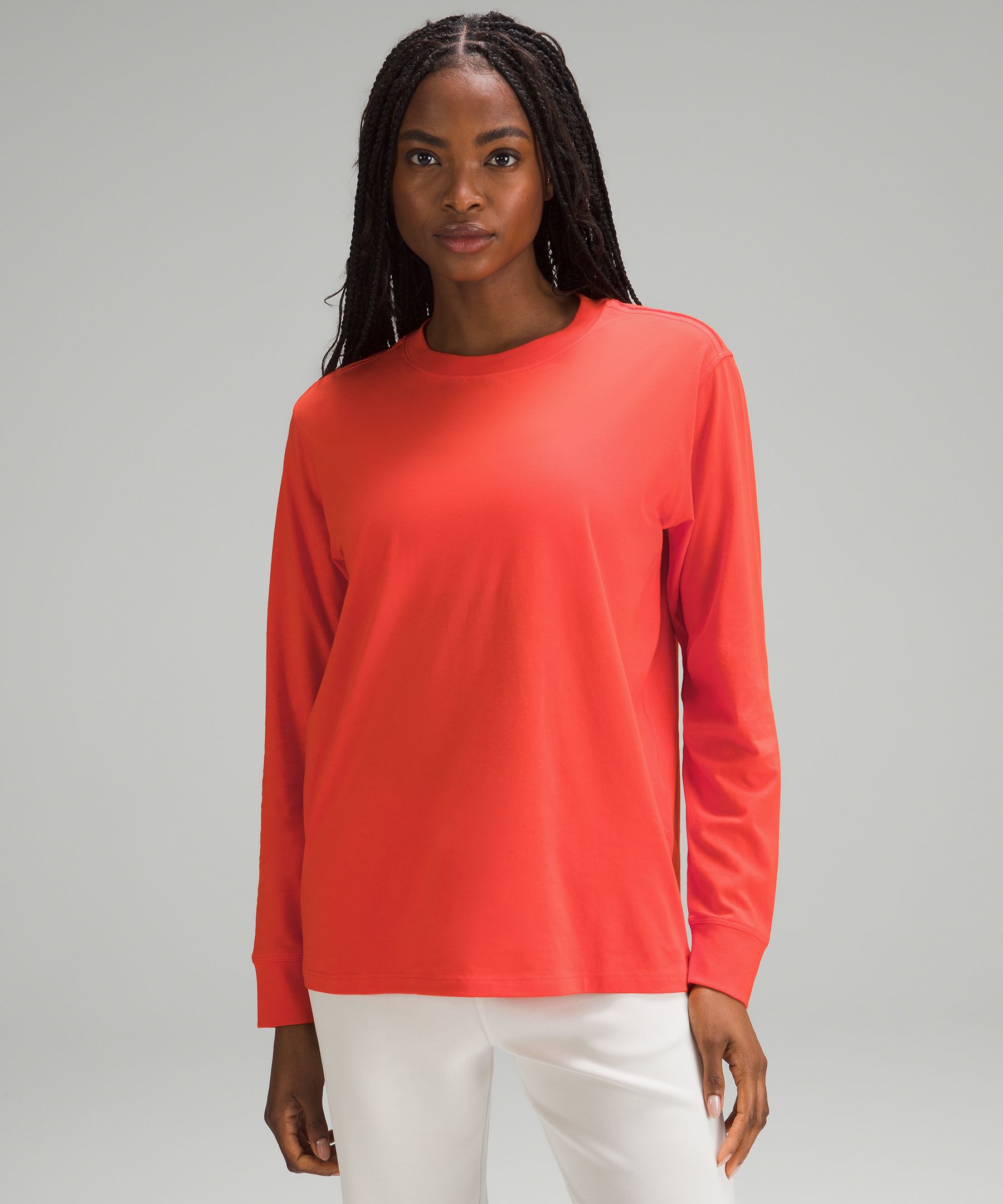 Lululemon All Yours Long Sleeve Shirt In Pink Lychee