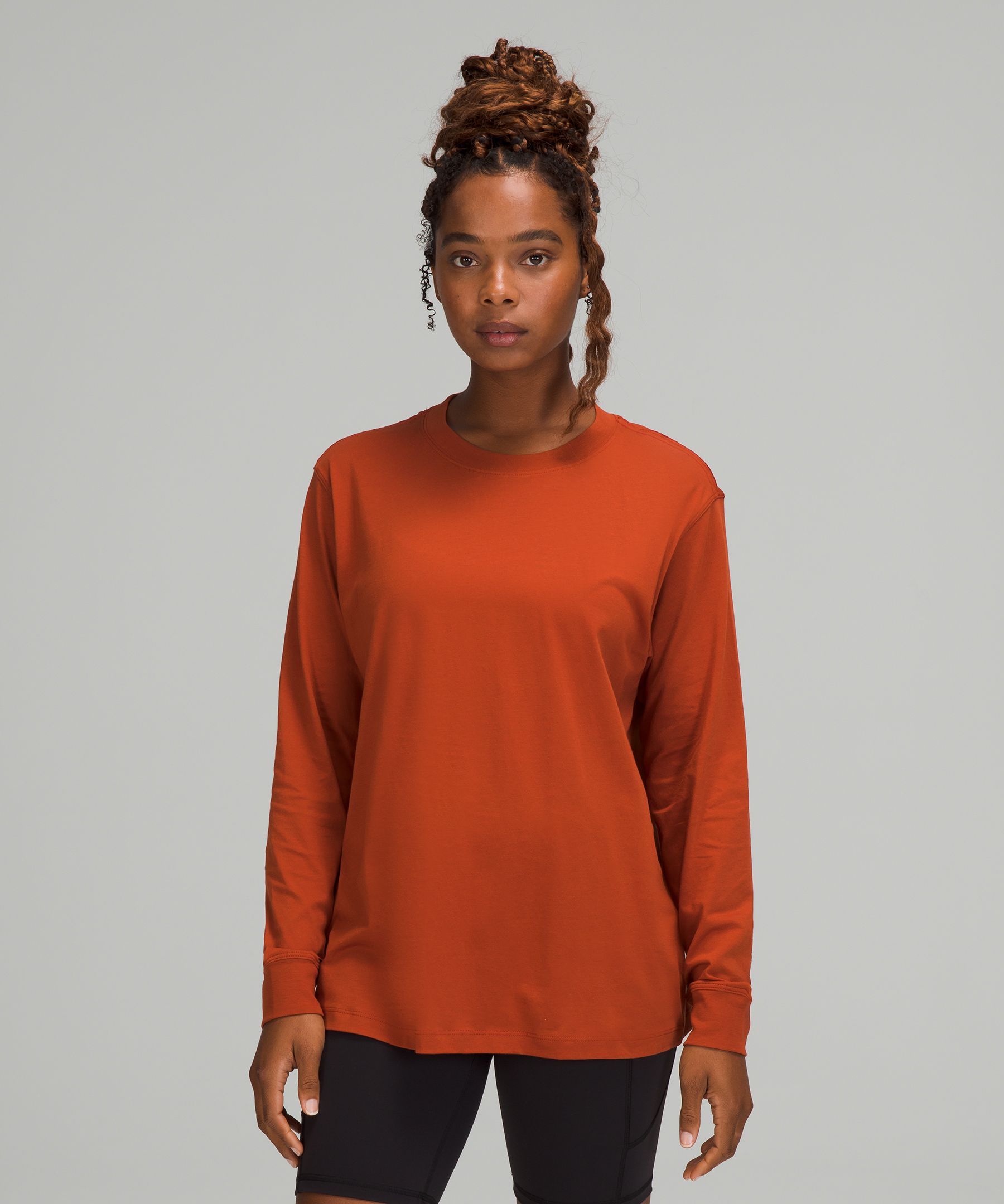 Lululemon All Yours Long Sleeve Shirt In Aztec Brick