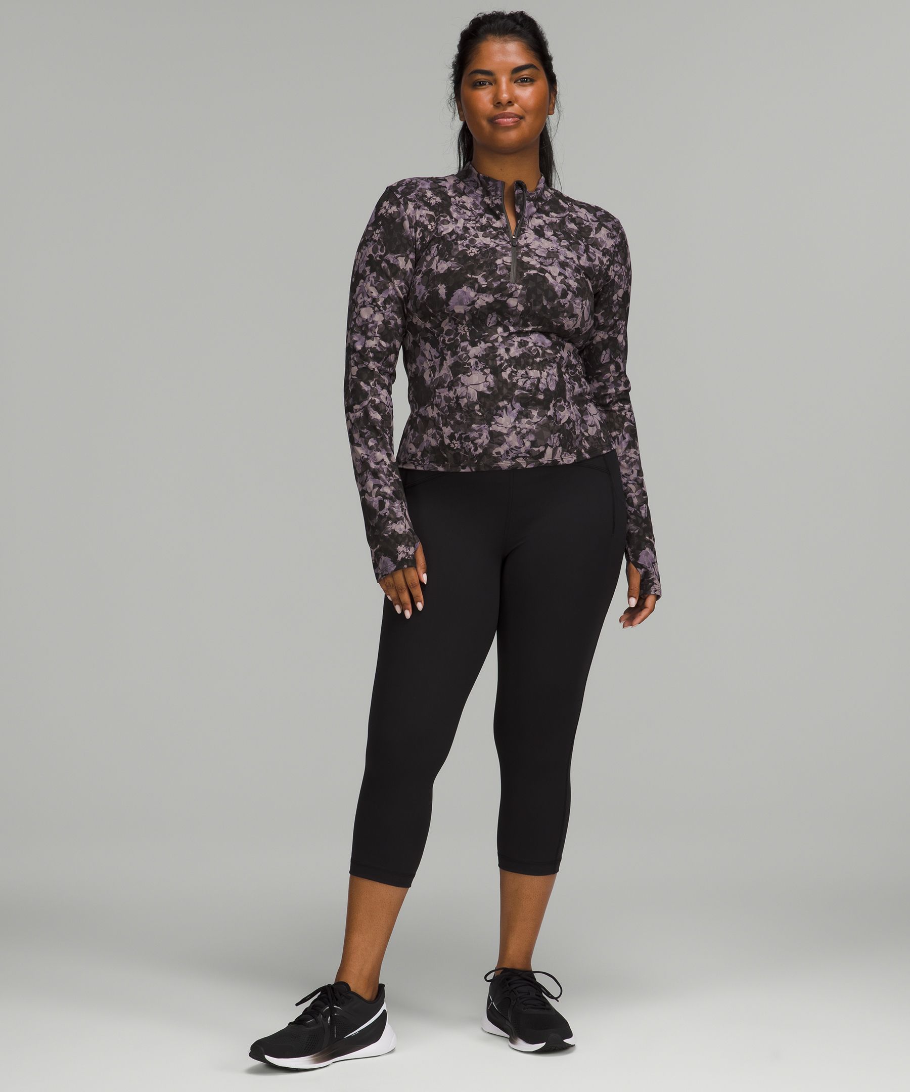 Lululemon Luxtreme Running Half-Zip - Black - lulu fanatics