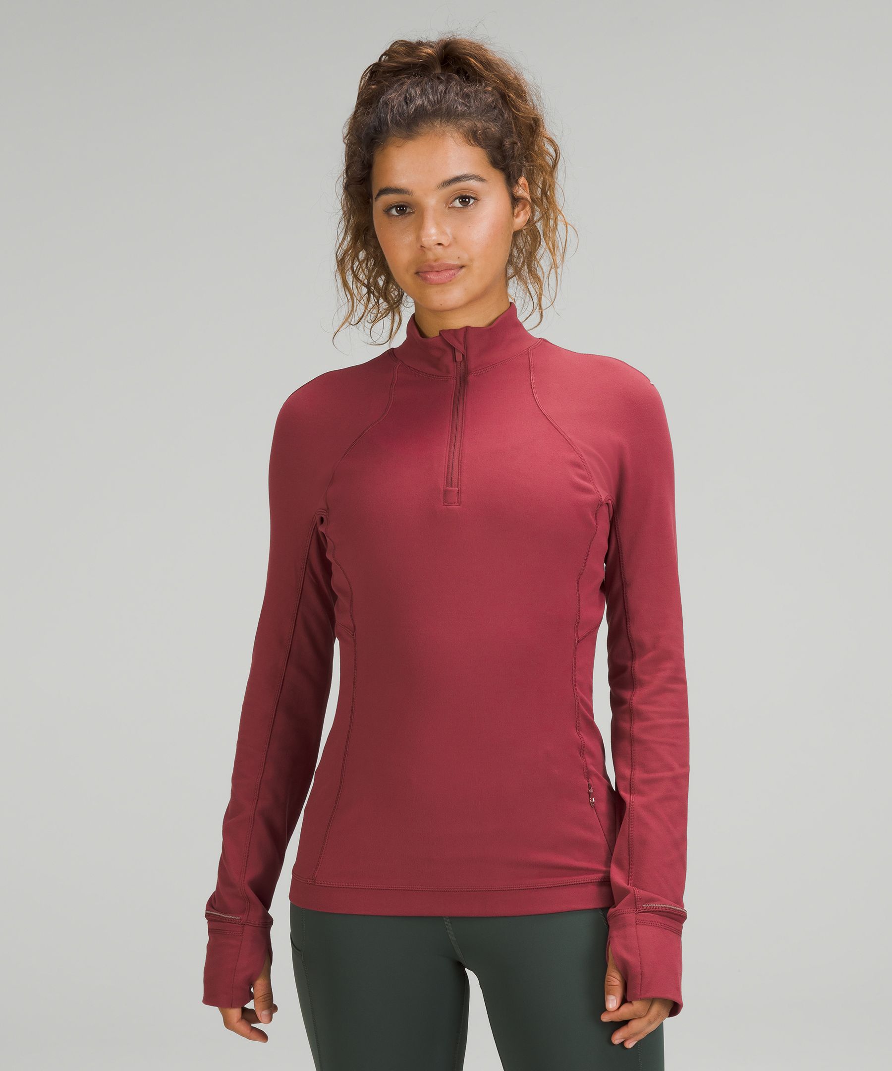 Lululemon Running It's Rulu Run Long-Sleeve Hoodie - Black/Neutral - Size 2