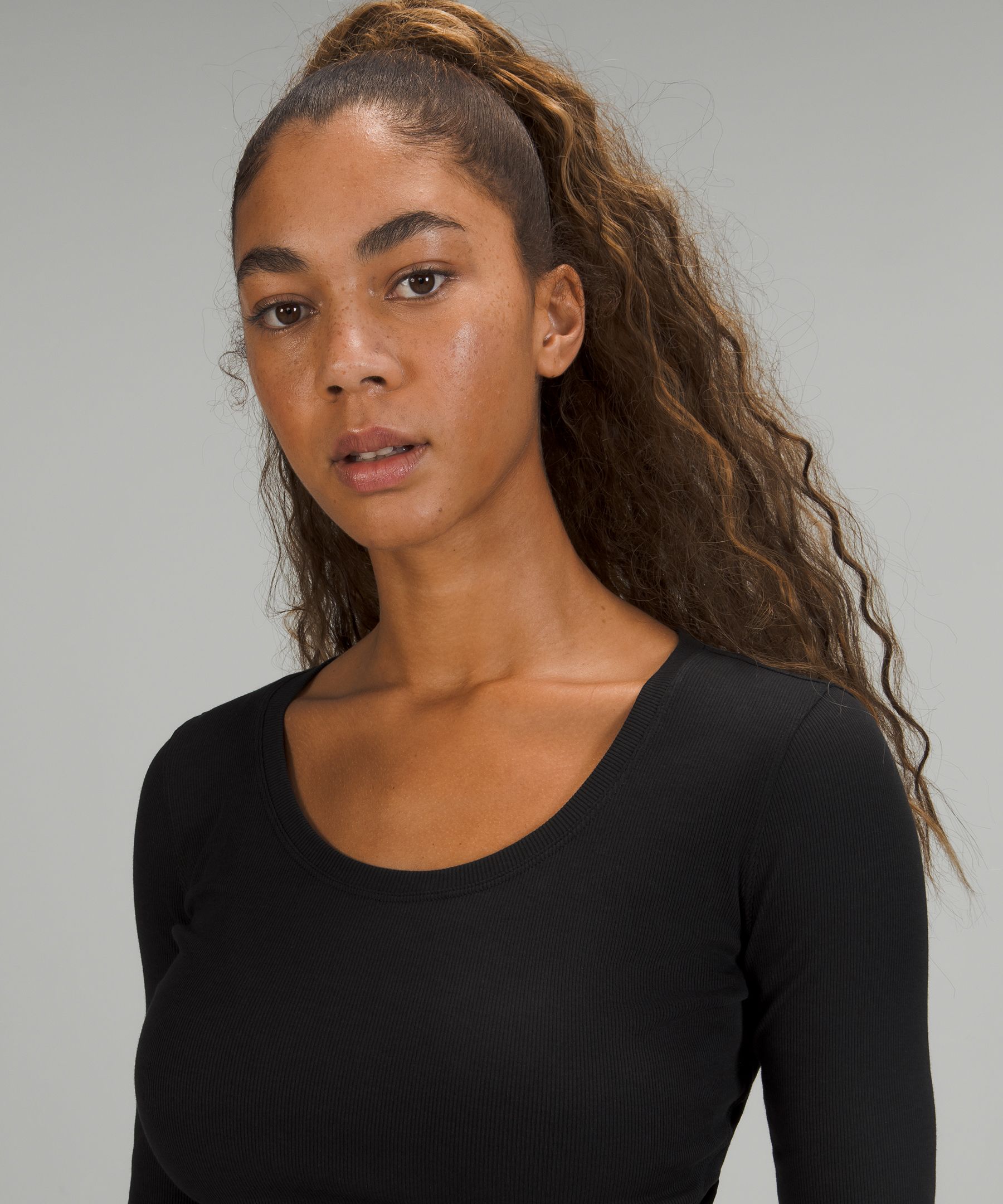 Open Back Ribbed Long Sleeve Shirt | Lululemon EU