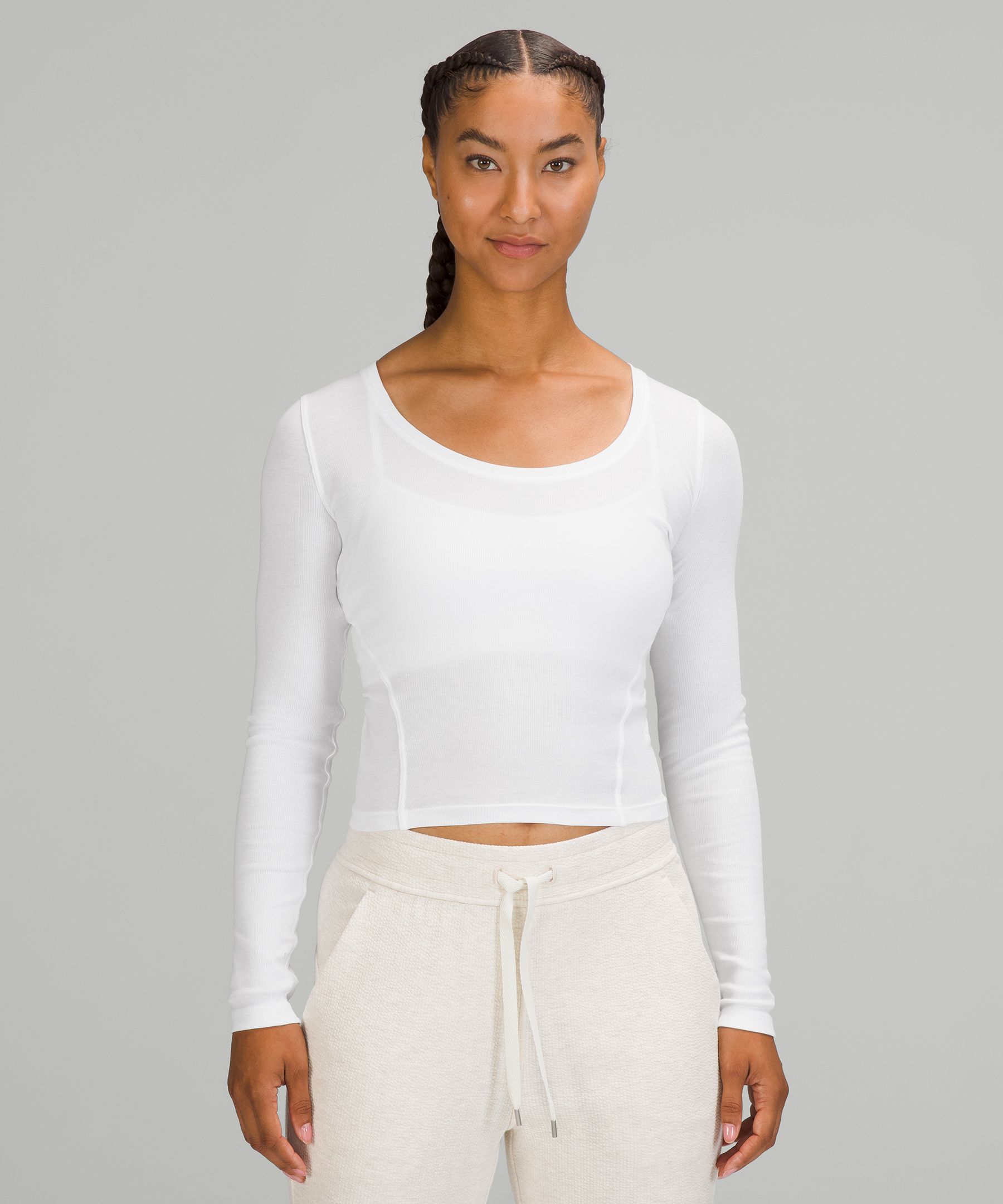 Open Back Ribbed Long Sleeve Shirt | lululemon Hong Kong SAR