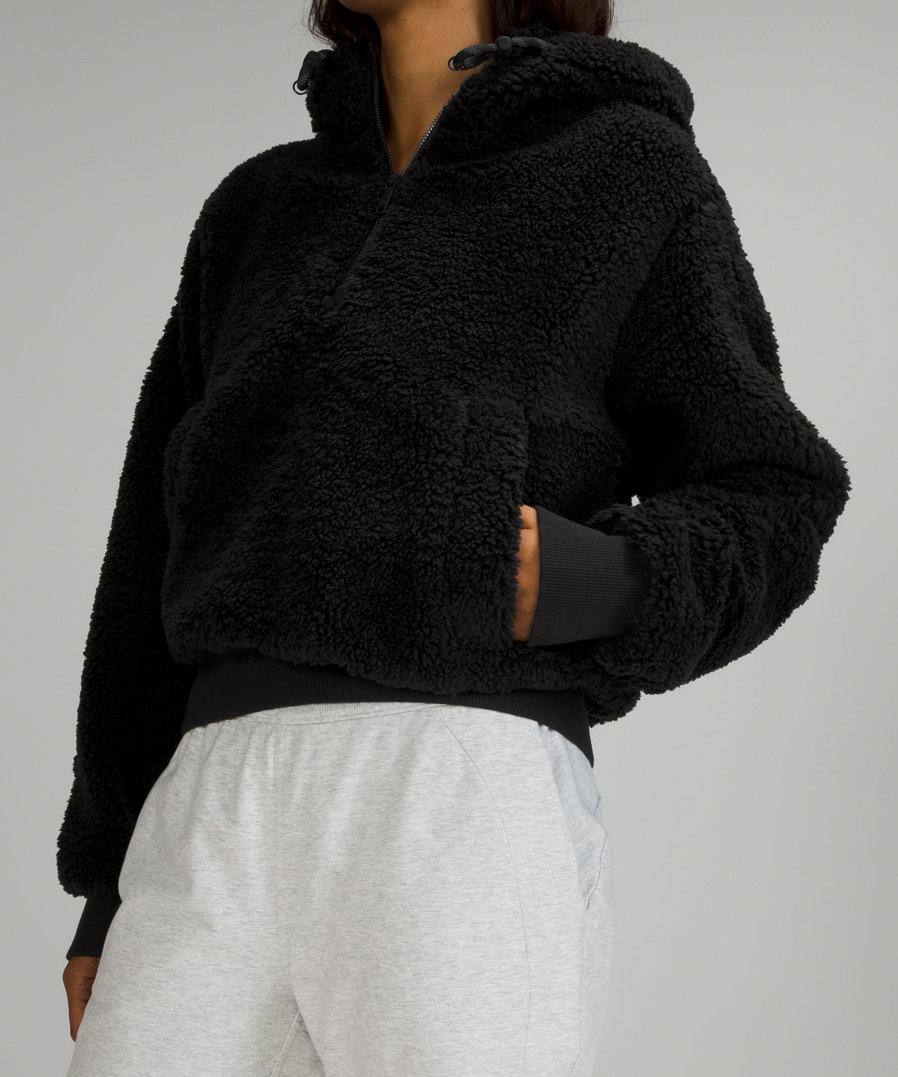 Textured Fleece Half-Zip