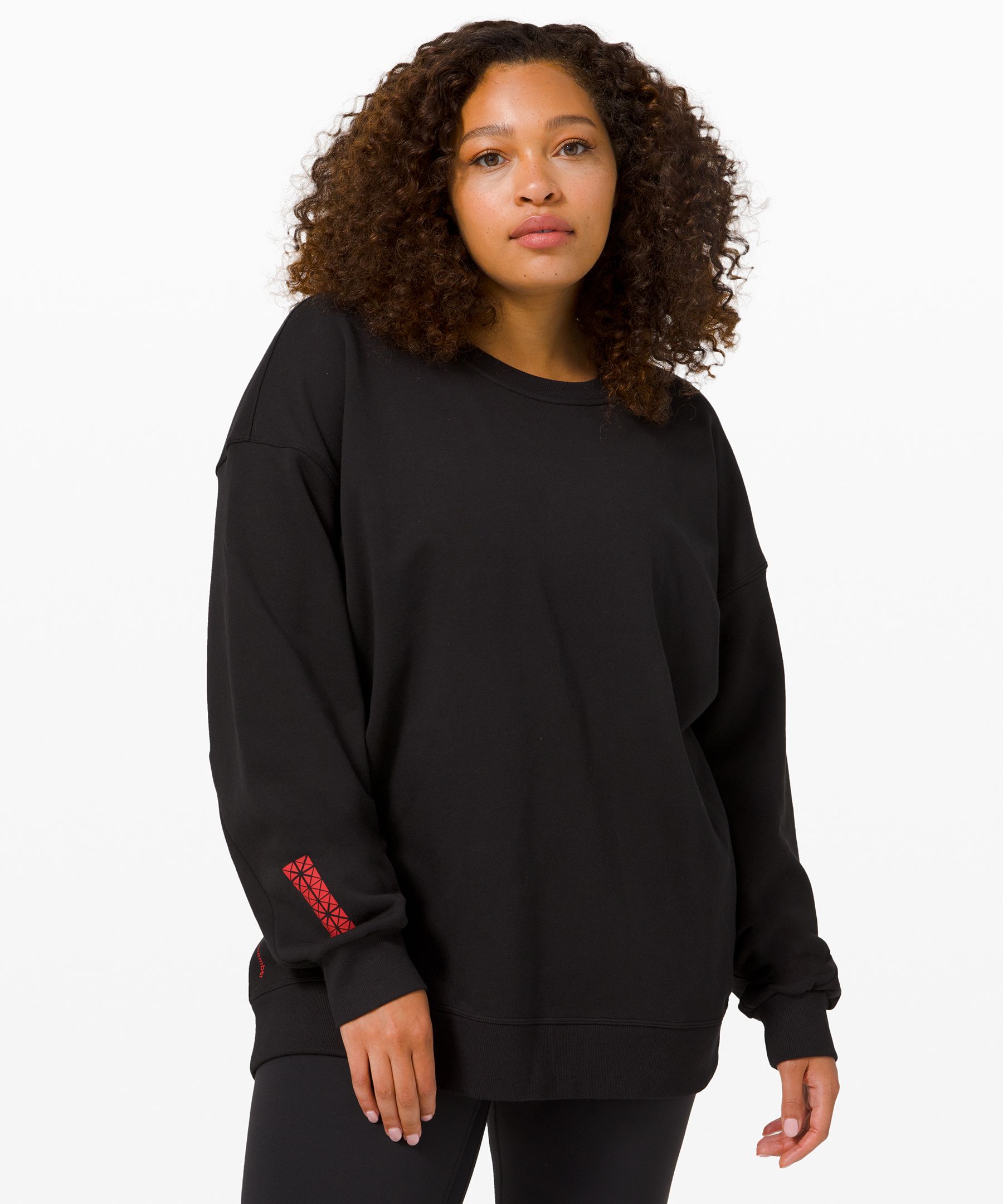 Lululemon Membership Perfectly Oversized Crew In Black | ModeSens