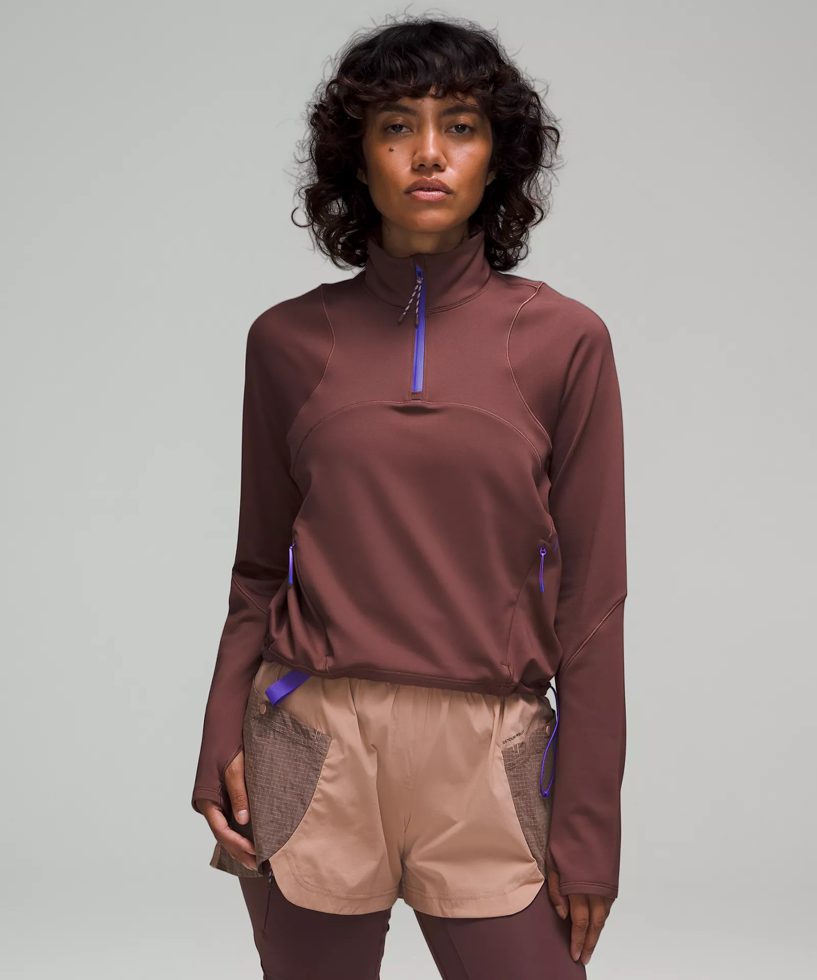 shop.lululemon.com | tech fleece hiking 1/2 zip pullover
