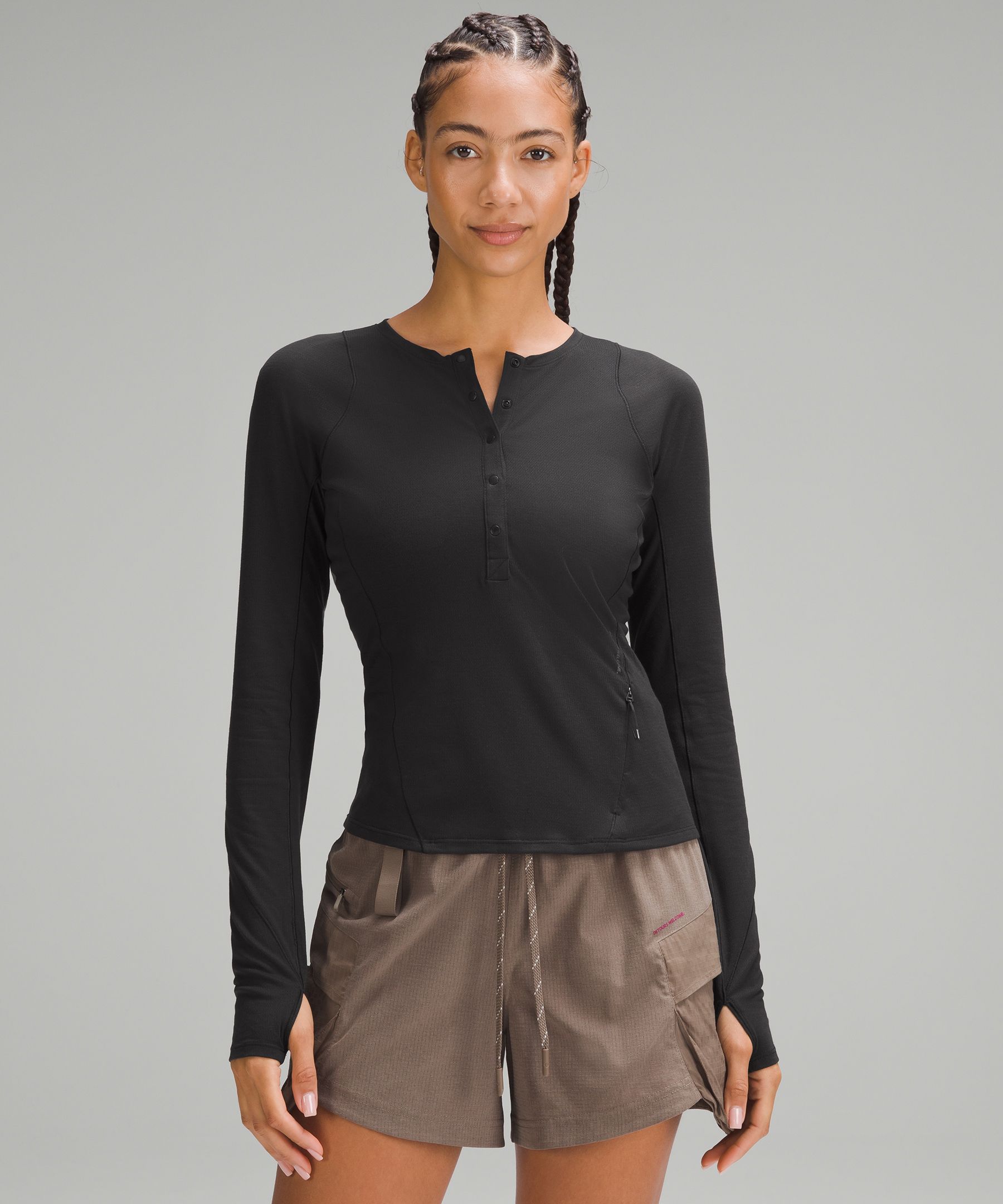 Lululemon henley cheap long sleeve