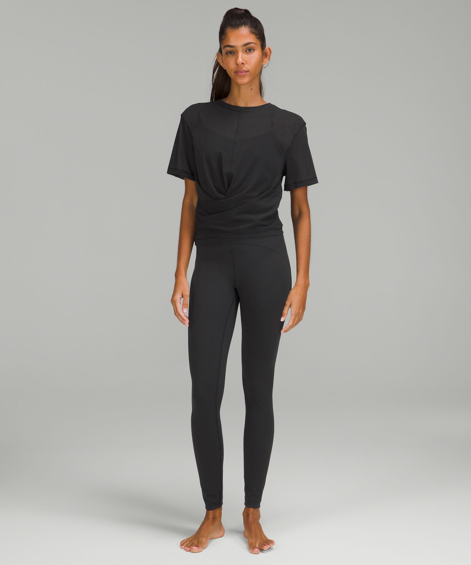 Lightweight Mesh Reversible Yoga T-Shirt | Lululemon JP