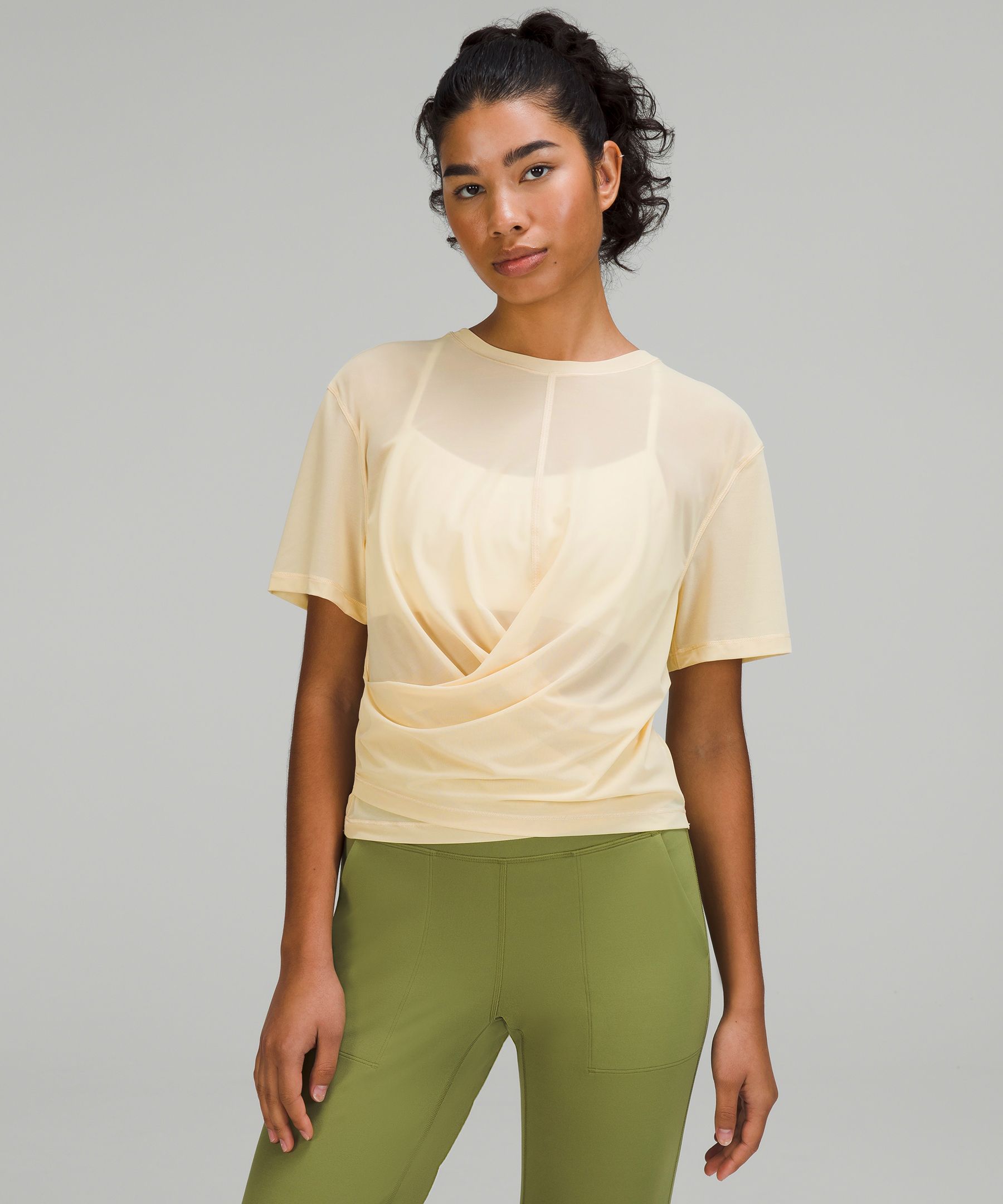 Lightweight Mesh Reversible Yoga T-Shirt | Lululemon JP