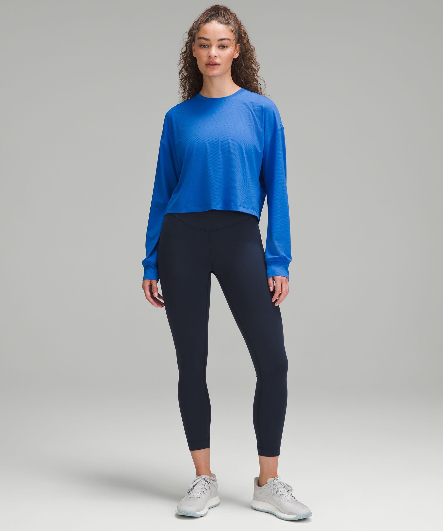 Training Long Sleeve Crop Top