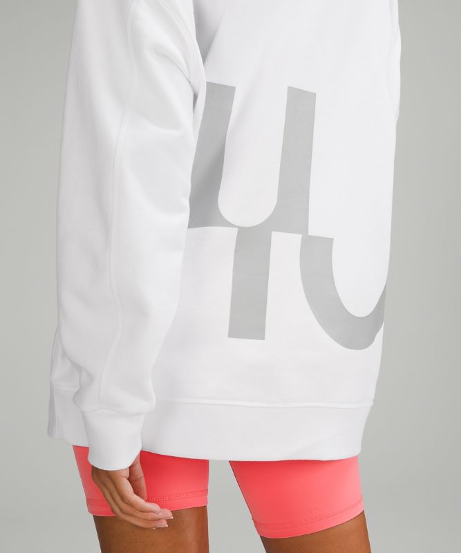 Pull col rond Perfectly Oversized *Graphic