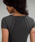 Square Neck Mesh and Nulu Yoga Tee