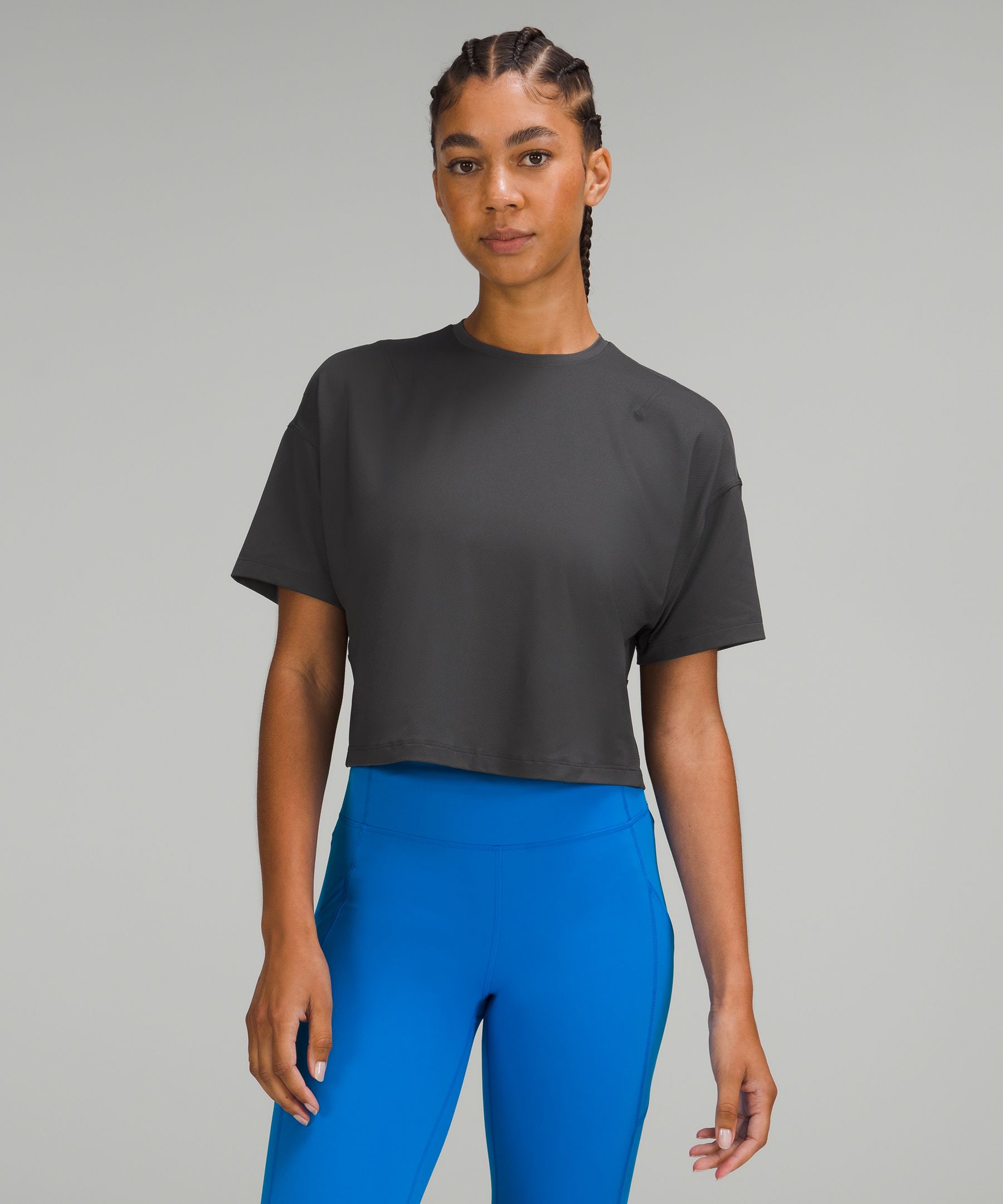 Lululemon Abrasion-resistant Training T-shirt In Graphite Grey