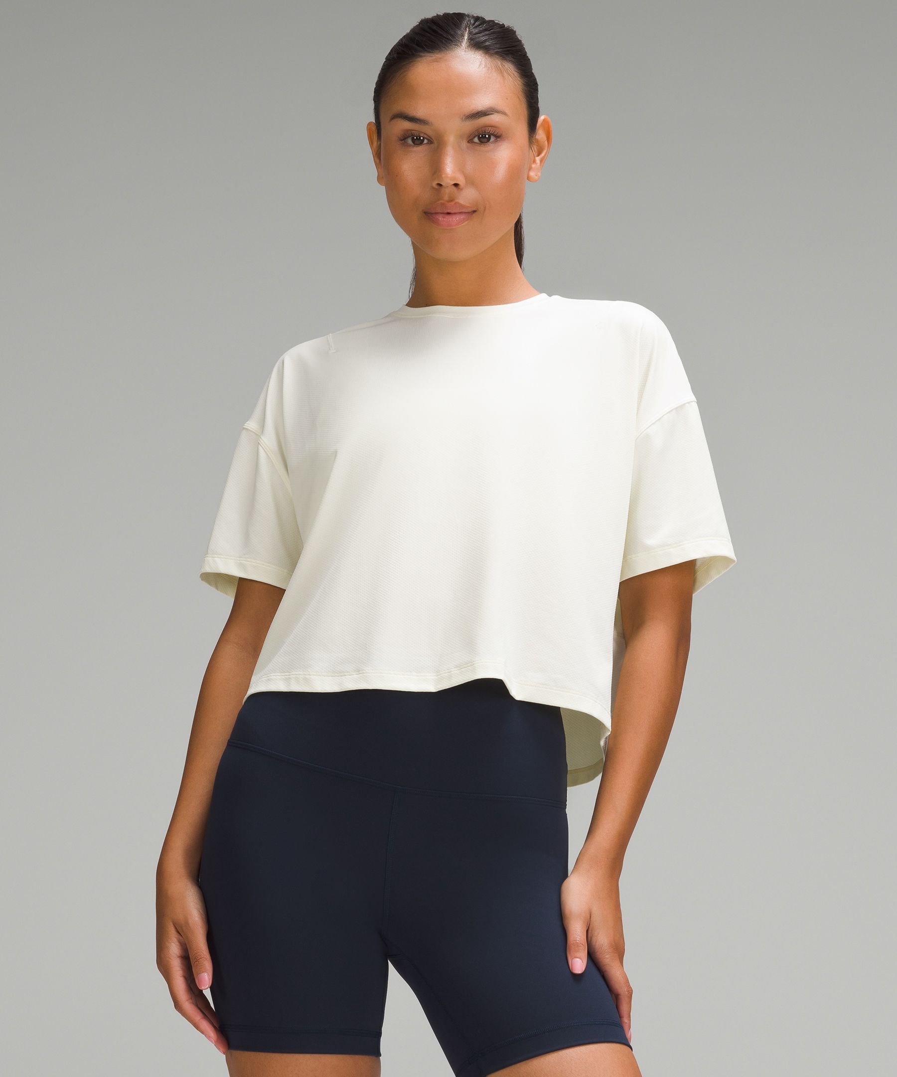 Lululemon Abrasion-resistant Training T-shirt In White